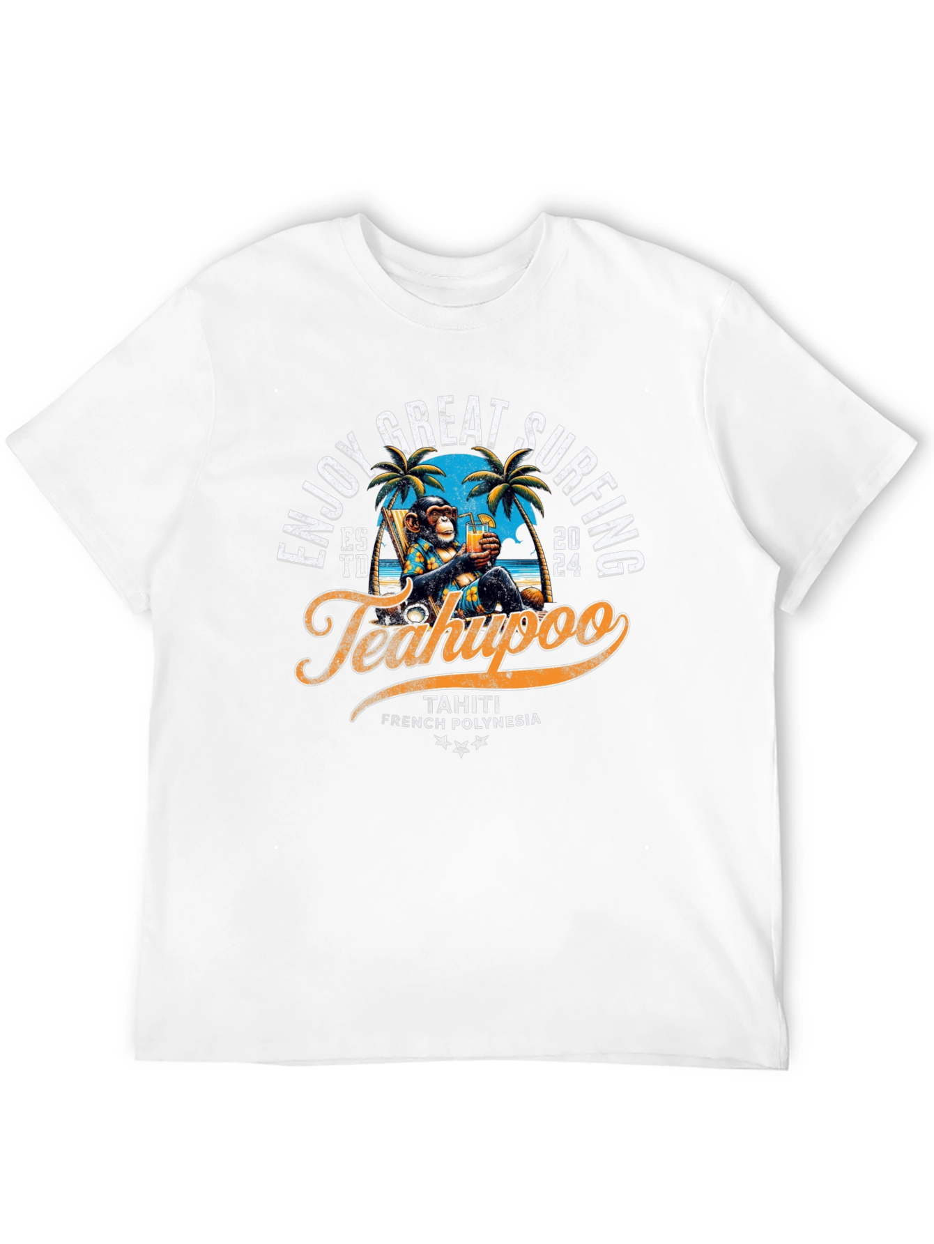 Teahupoo Surfing Tee
