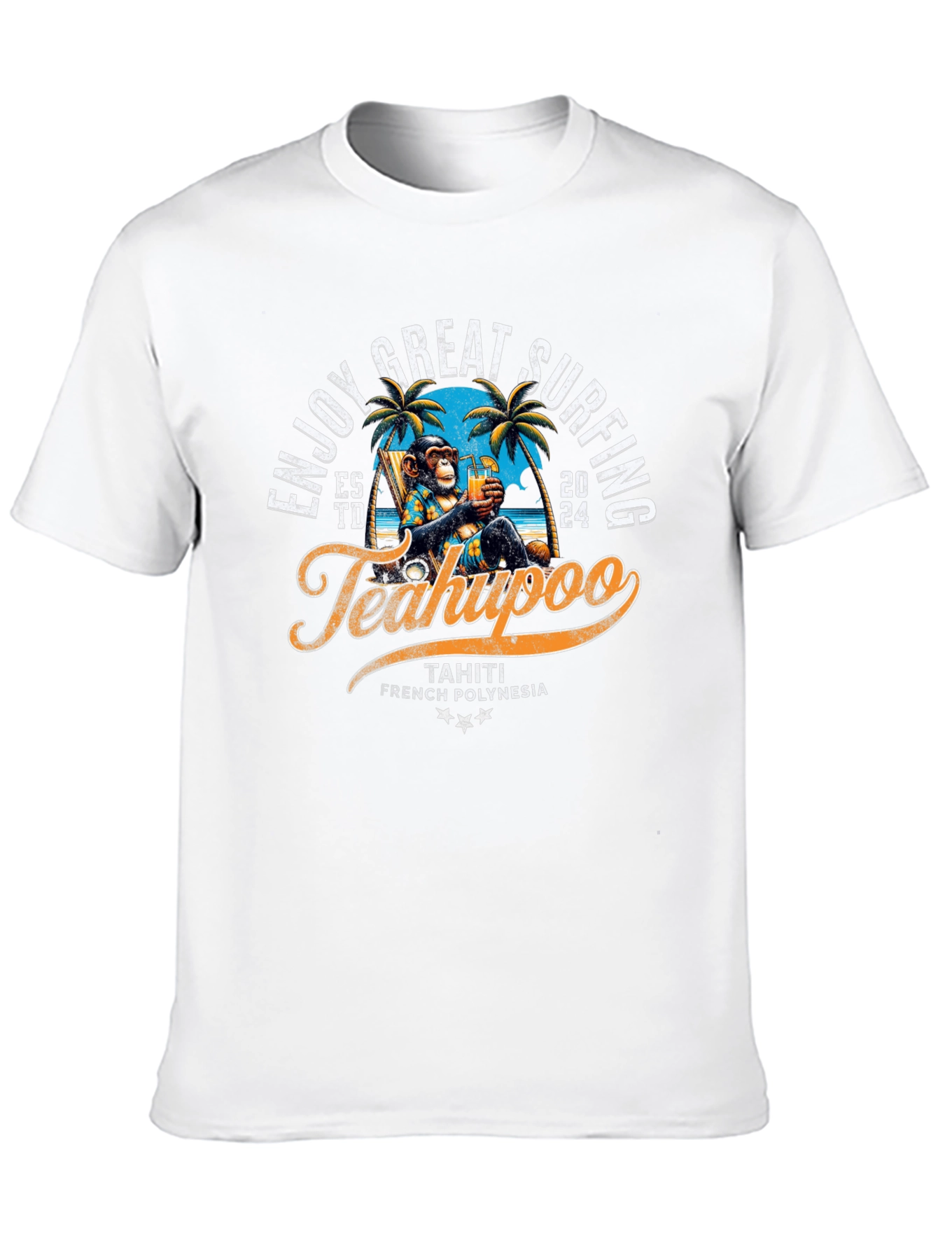 Teahupoo Surfing Tee