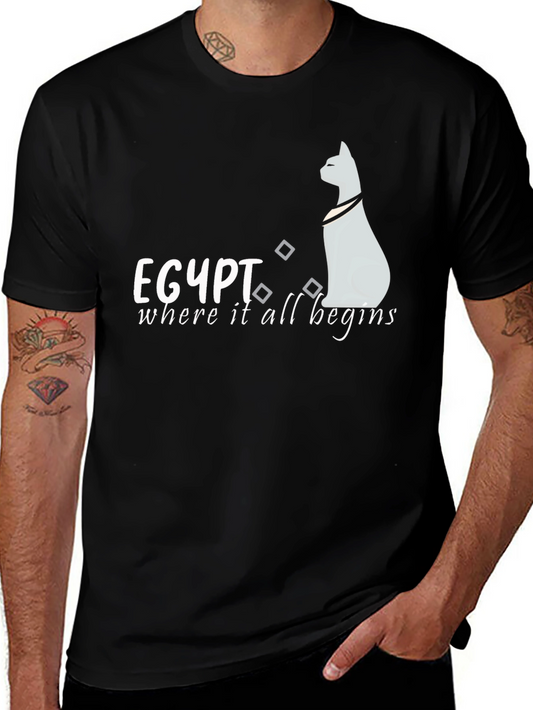 Egypt Cat T-Shirt - Where it All Begins