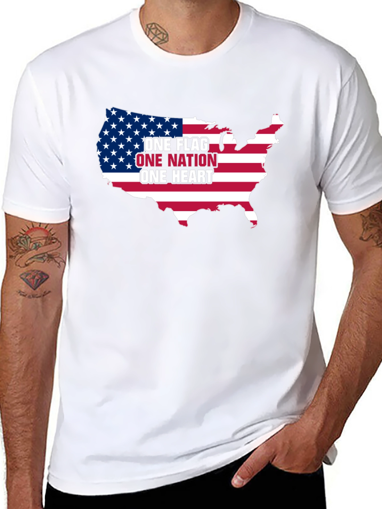 One Nation Patriotic T-Shirt