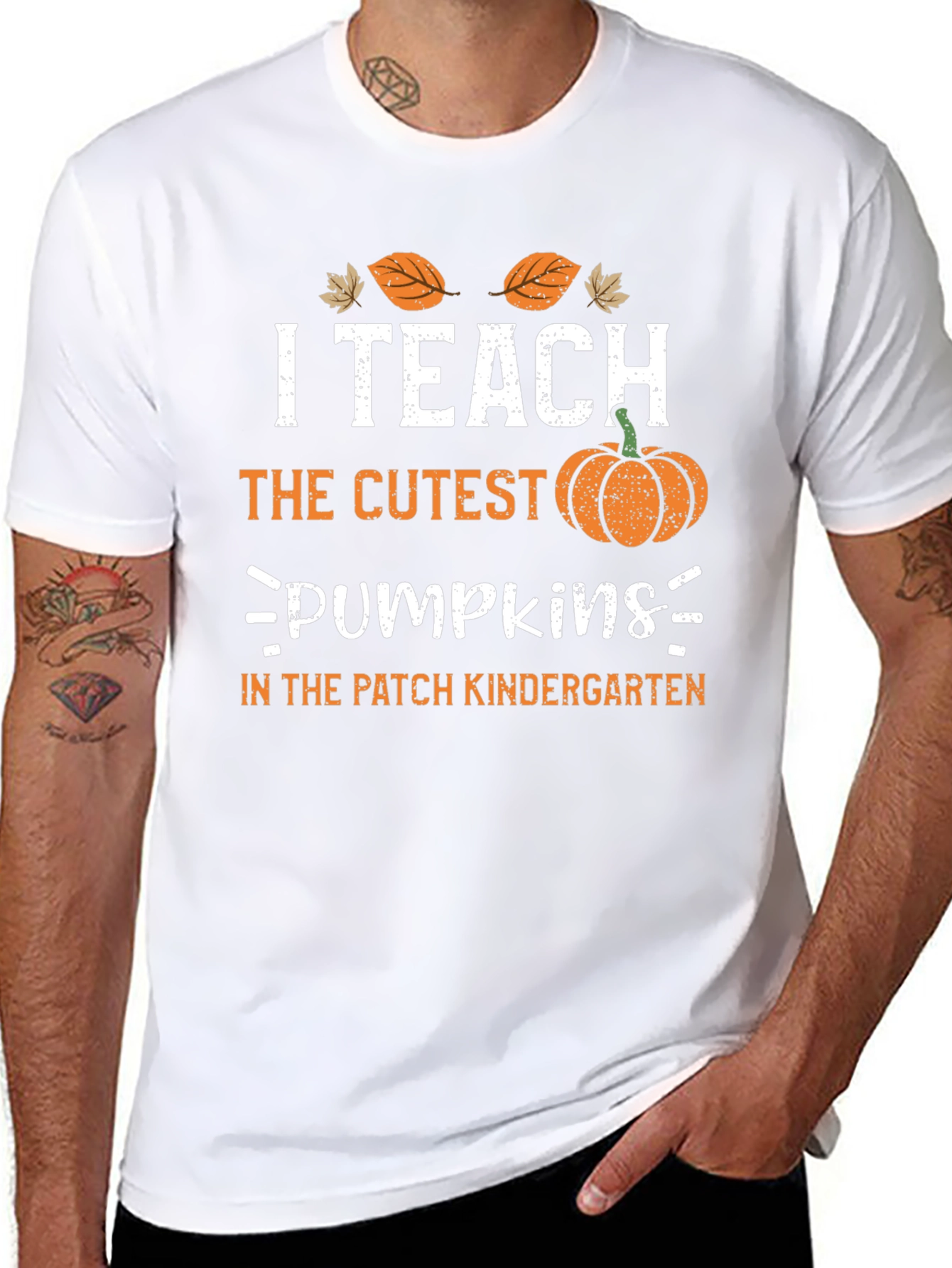 I Teach The Cutest Pumpkins Teacher T-Shirt