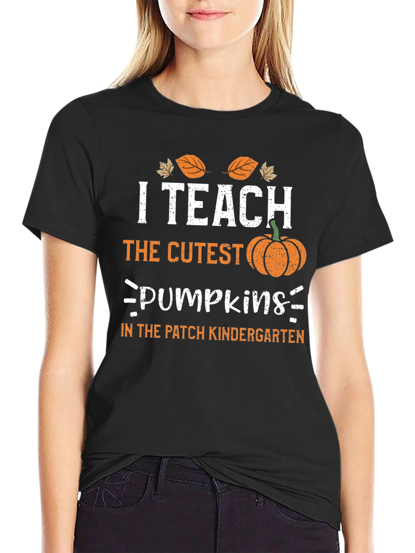 I Teach The Cutest Pumpkins Teacher T-Shirt