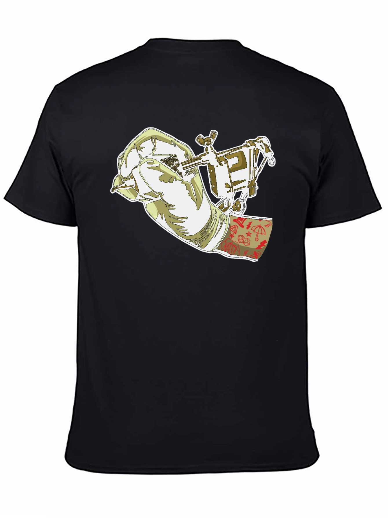 Tattoo Artist Graphic Tee - Cool Black T-Shirt