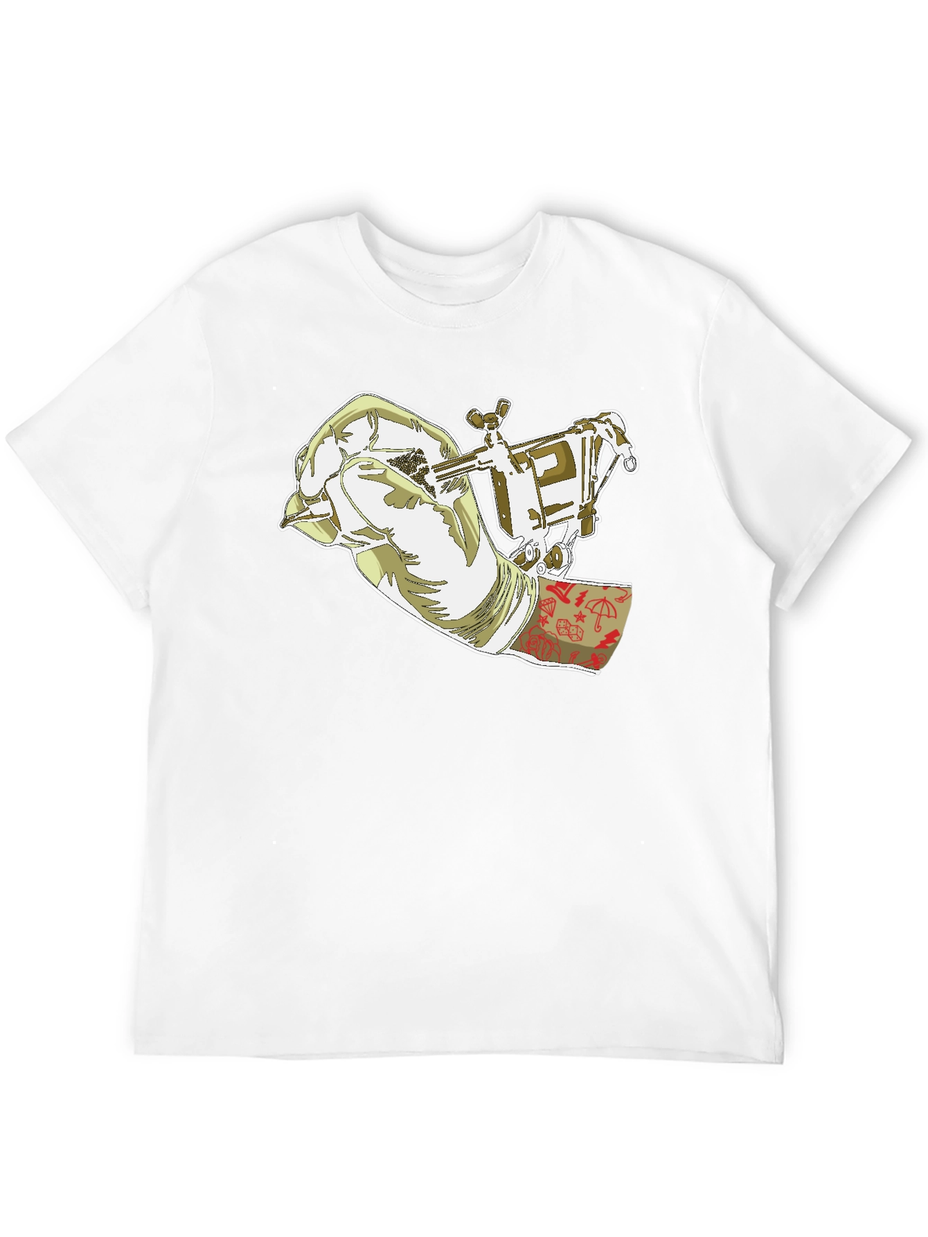 Tattoo Artist Graphic Tee - Cool Black T-Shirt