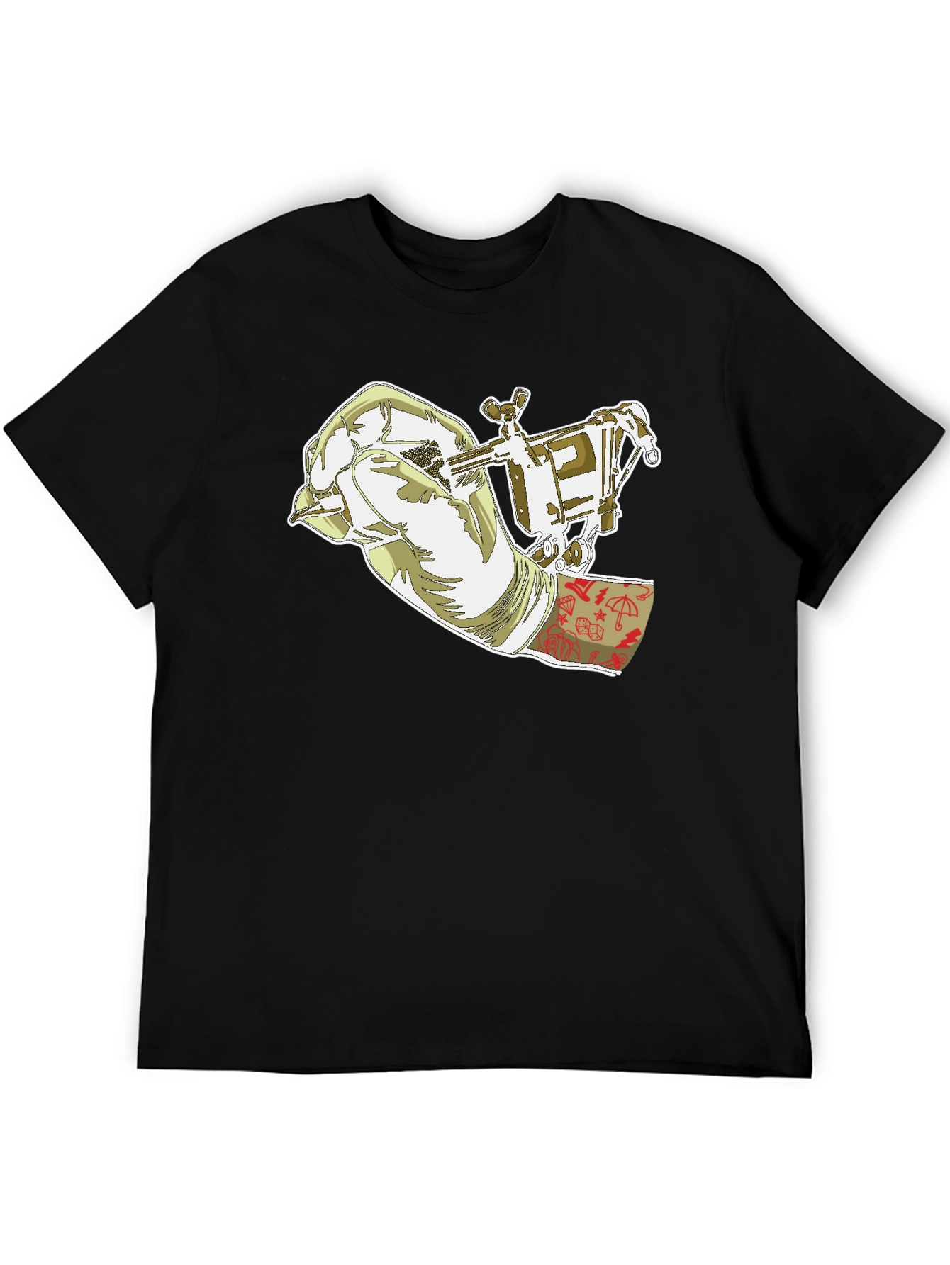 Tattoo Artist Graphic Tee - Cool Black T-Shirt