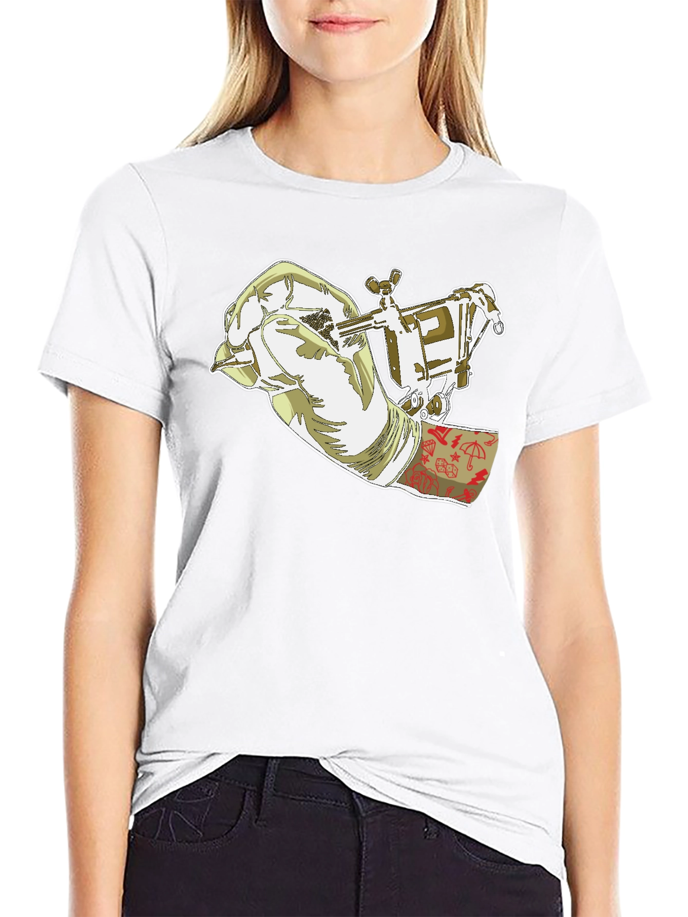 Tattoo Artist Graphic Tee - Cool Black T-Shirt