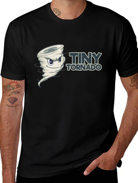 Tiny Tornado Graphic Tee - Cool & Unique Black T-Shirt