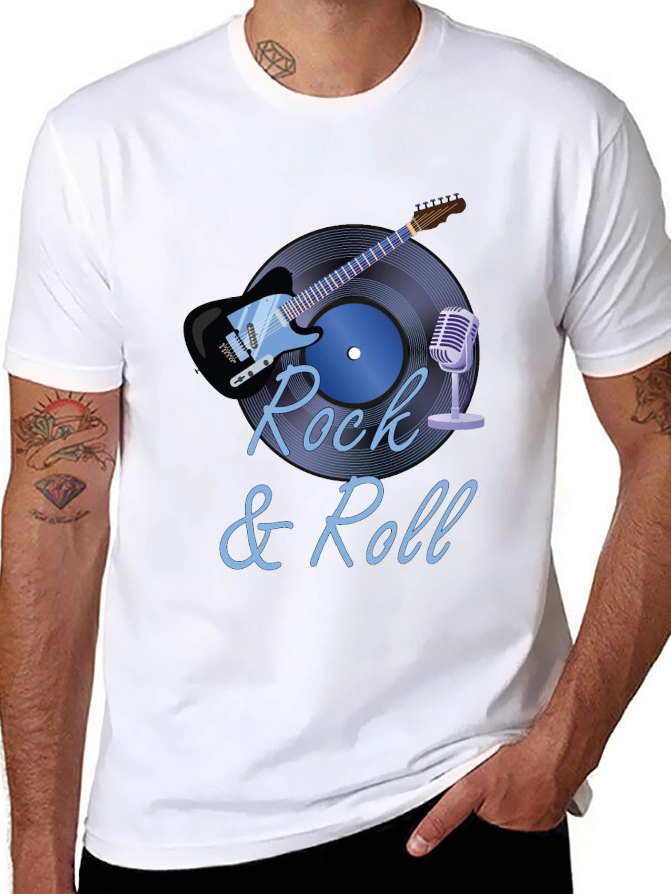 Rock & Roll Graphic T-Shirt