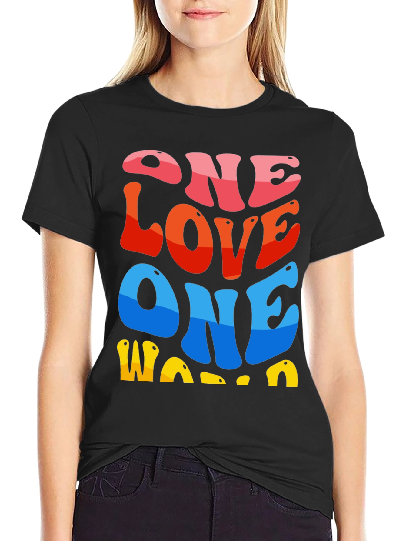 One Love One World Graphic Tee