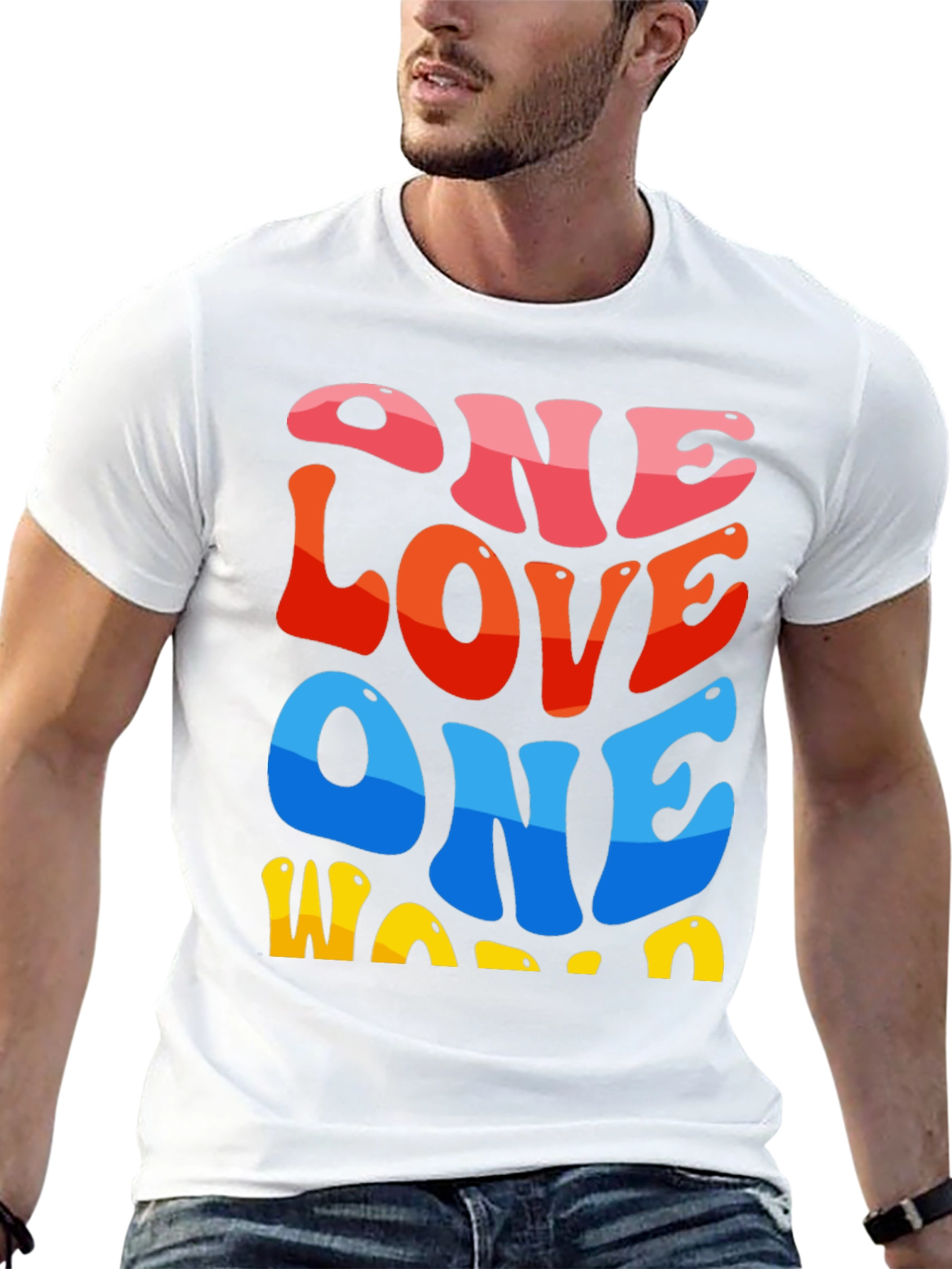 One Love One World Graphic Tee