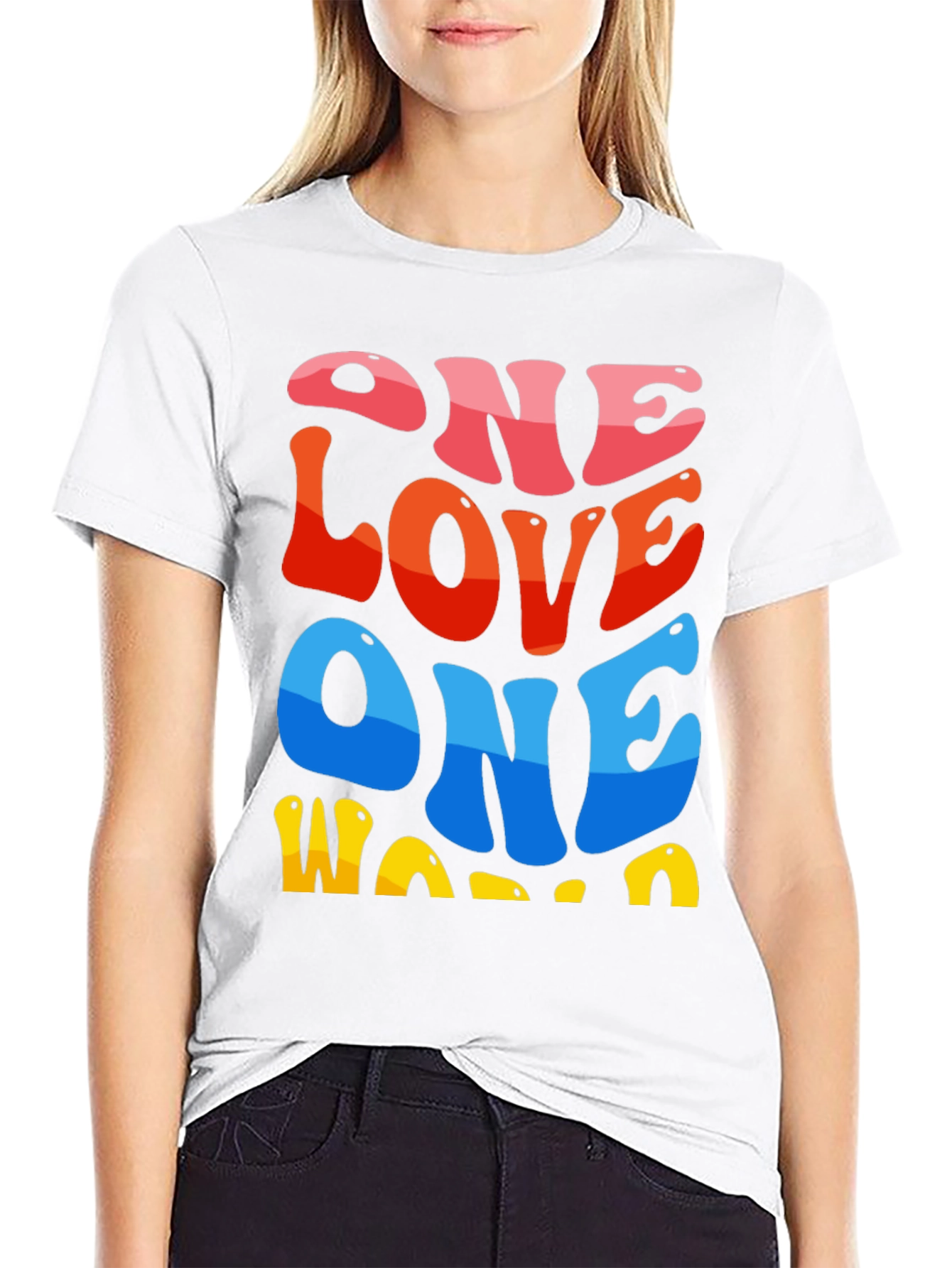 One Love One World Graphic Tee