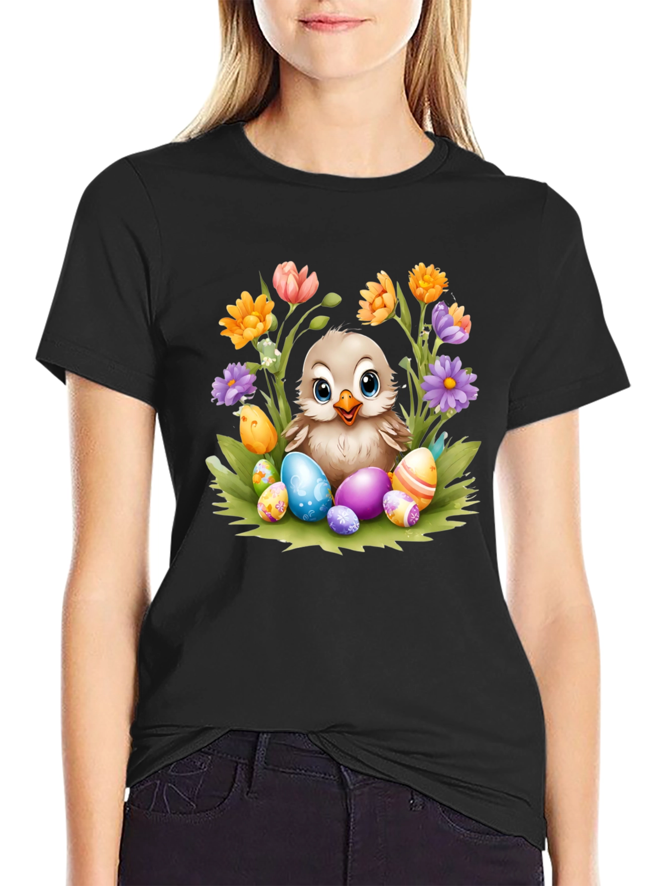 Easter Chick T-Shirt: Cute Springtime Design