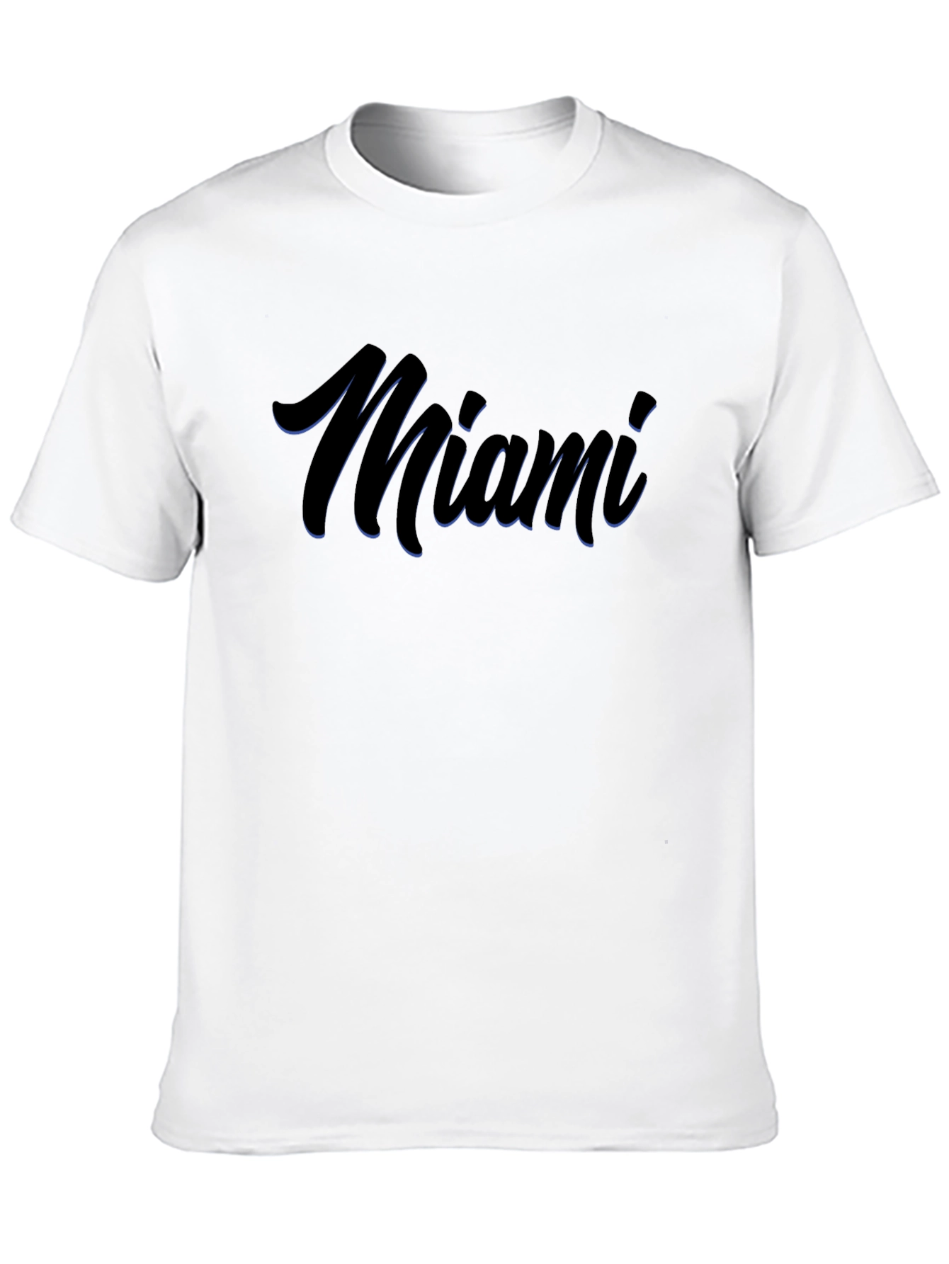 Miami Graphic Tee - Stylish Black T-Shirt