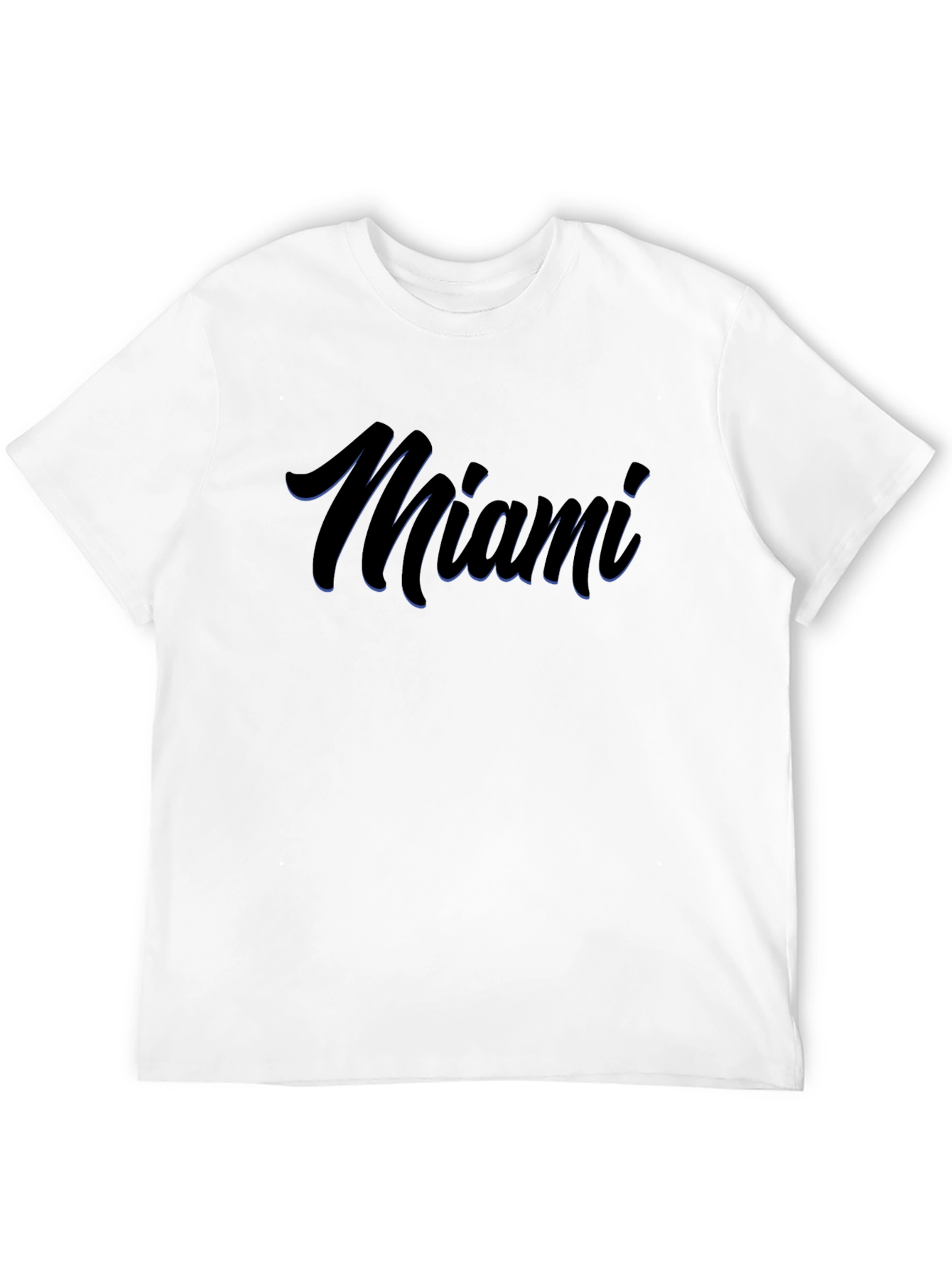 Miami Graphic Tee - Stylish Black T-Shirt