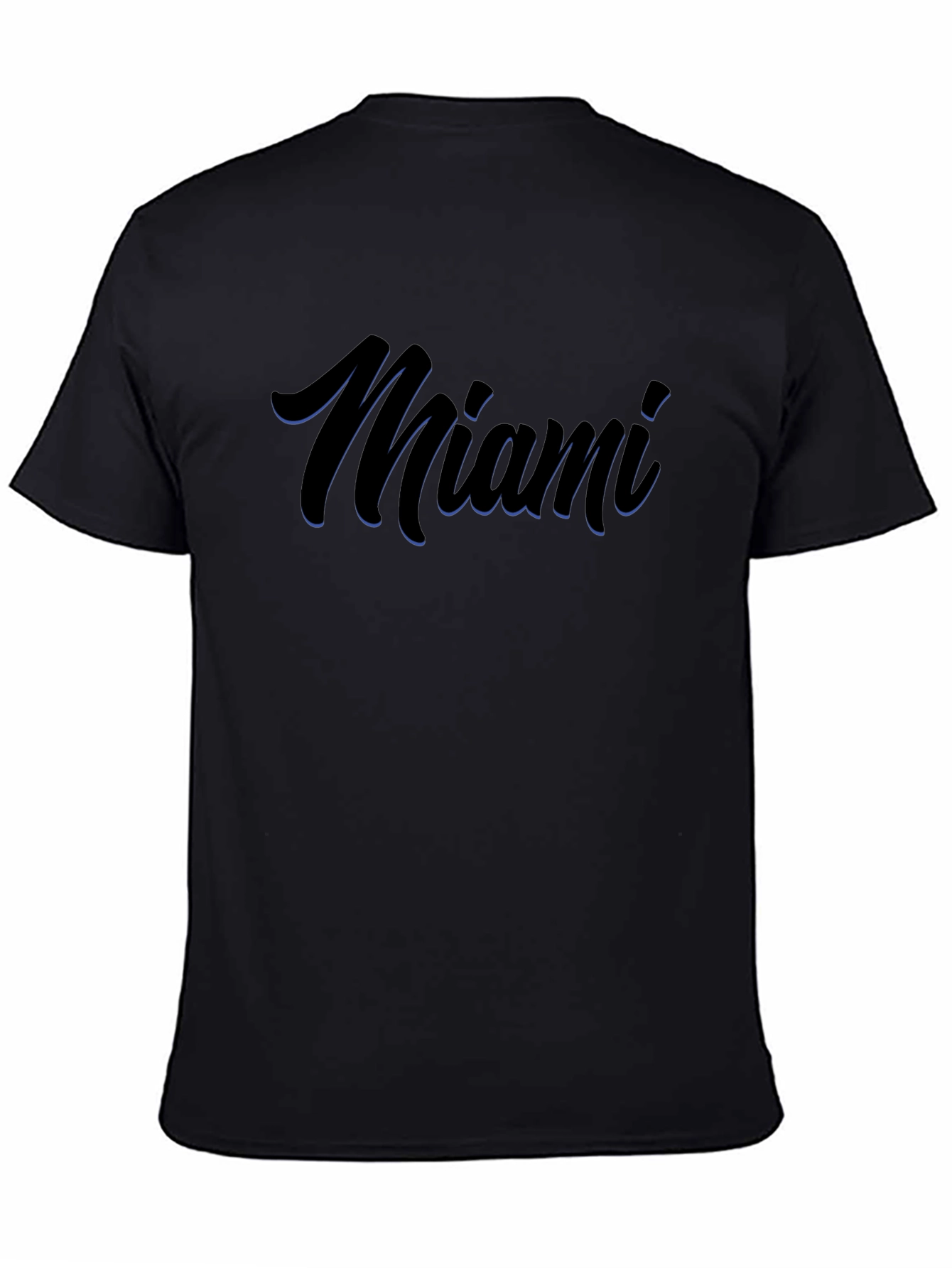 Miami Graphic Tee - Stylish Black T-Shirt
