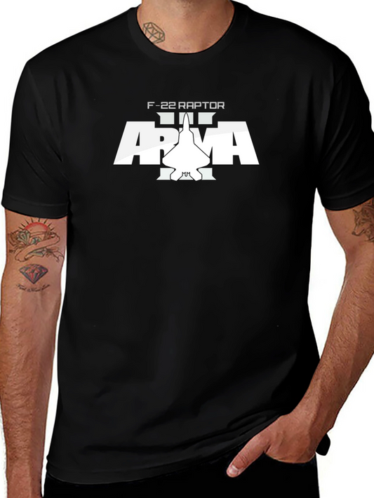 F-22 Raptor ARMA T-Shirt - Gamer Gift