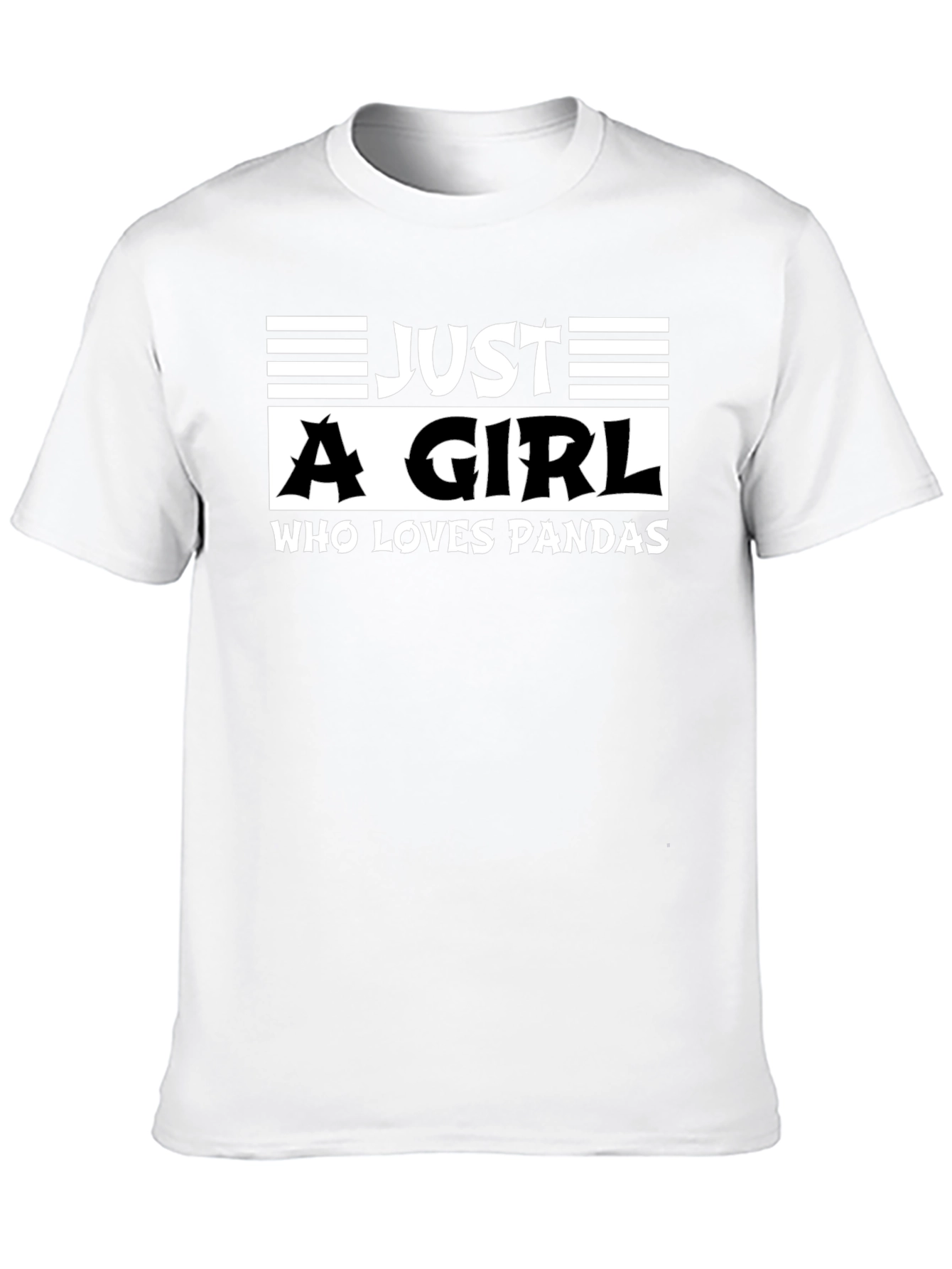 Just A Girl Who Loves Pandas T-Shirt