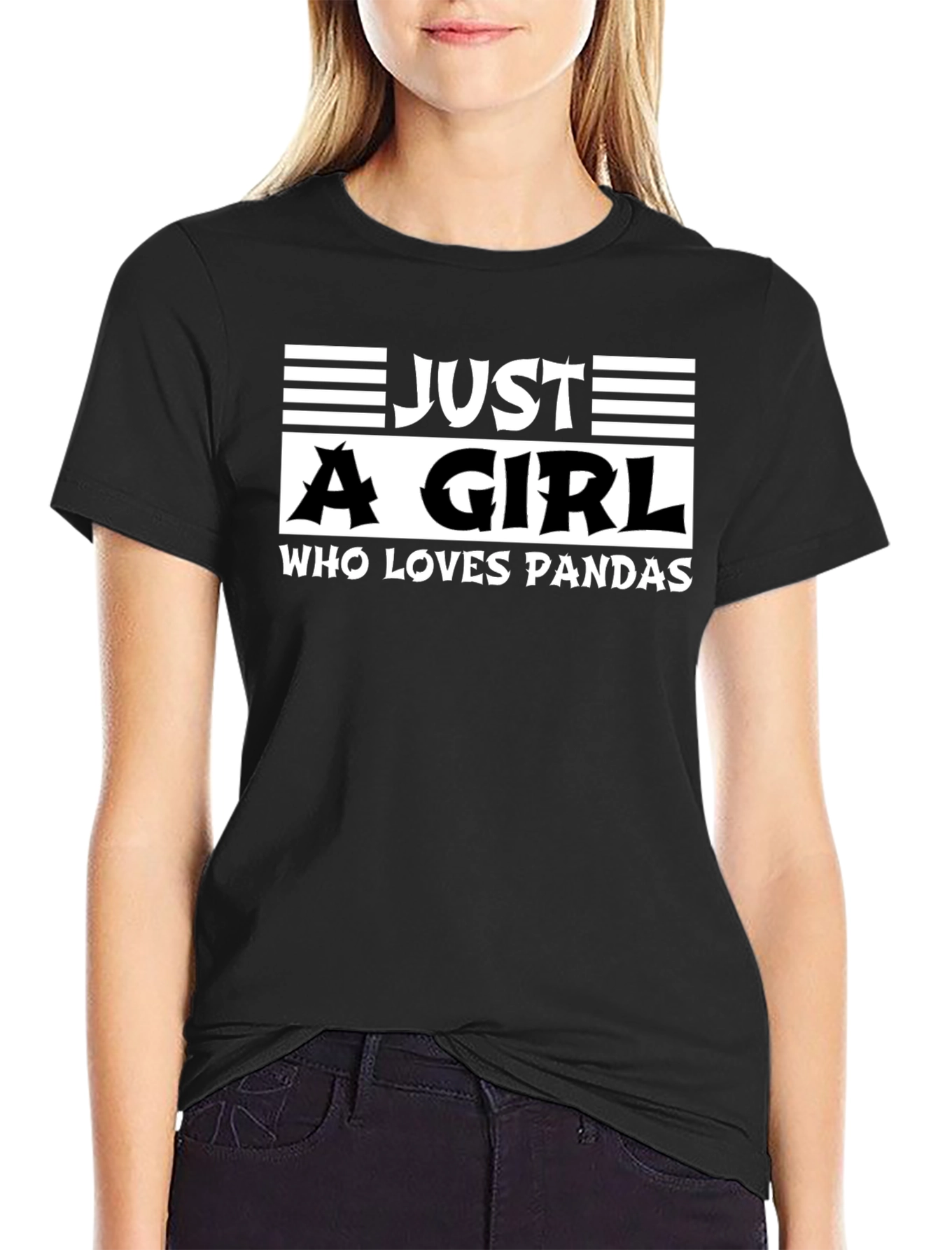 Just A Girl Who Loves Pandas T-Shirt