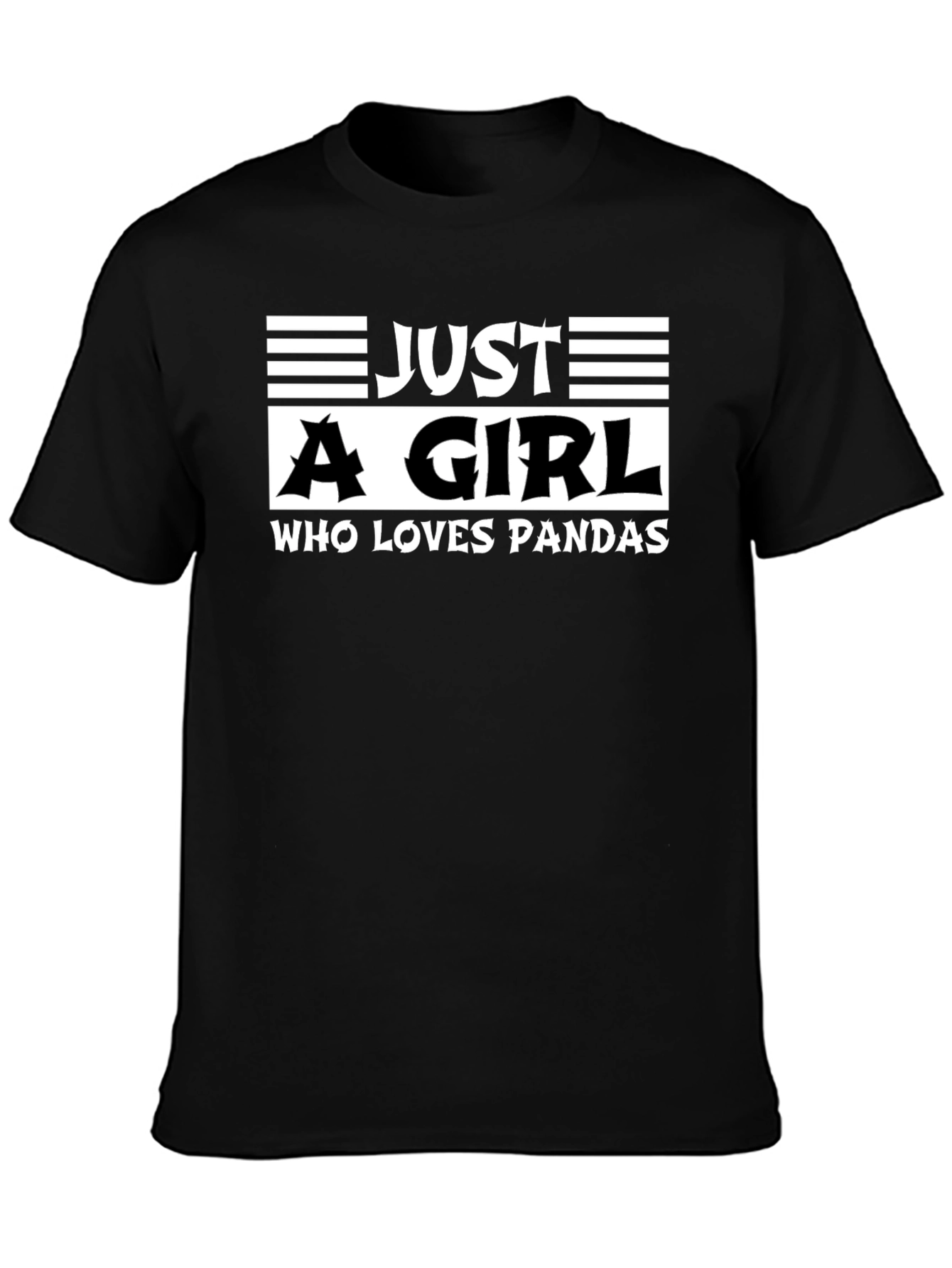 Just A Girl Who Loves Pandas T-Shirt