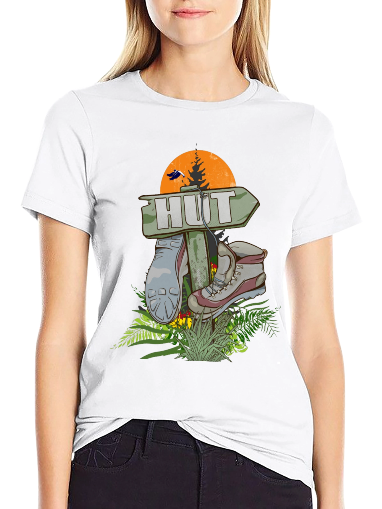 Hut Graphic Tee: Adventure Awaits!