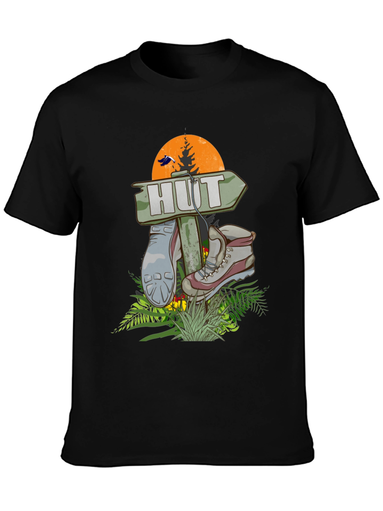 Hut Graphic Tee: Adventure Awaits!