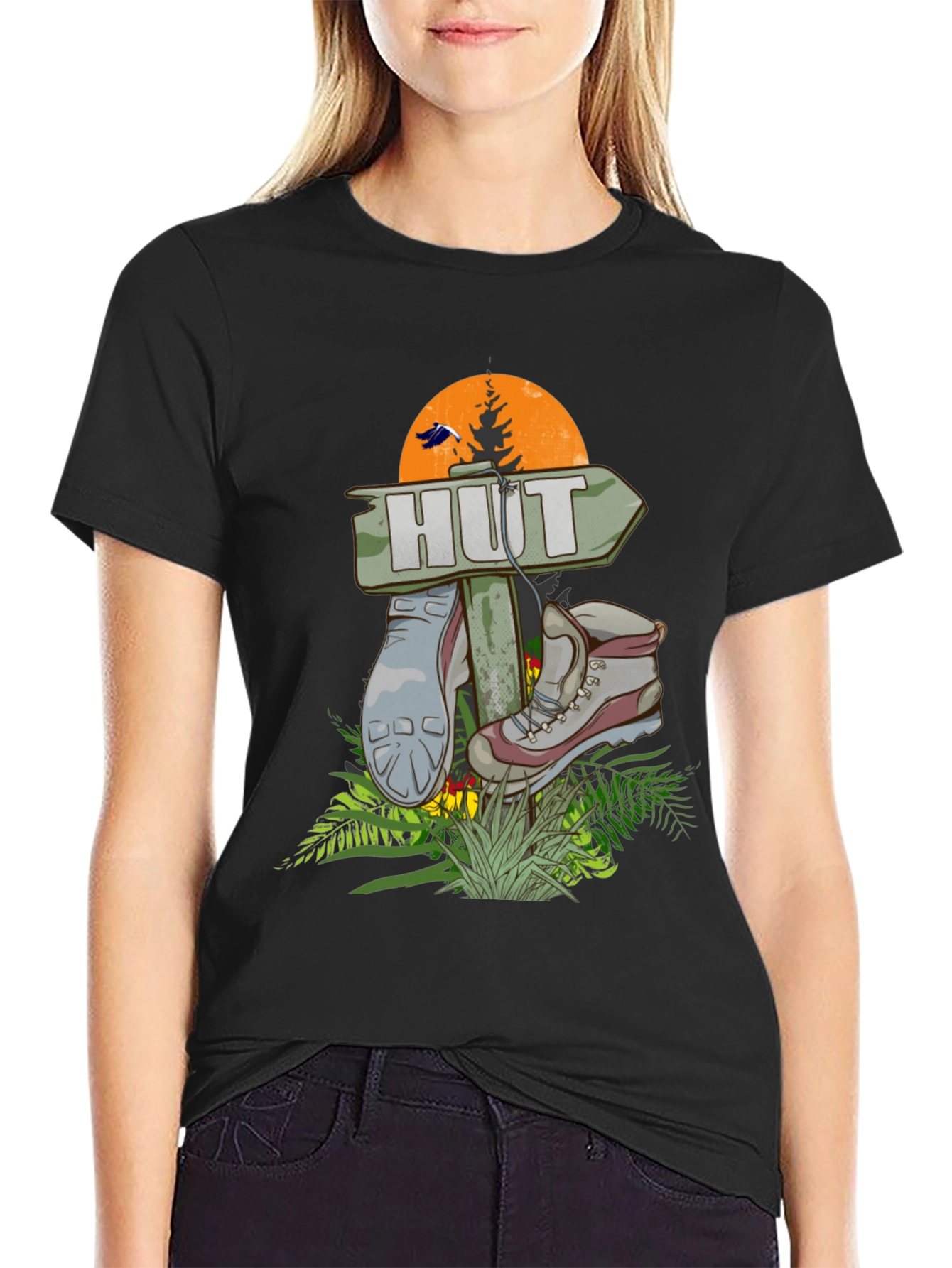 Hut Graphic Tee: Adventure Awaits!