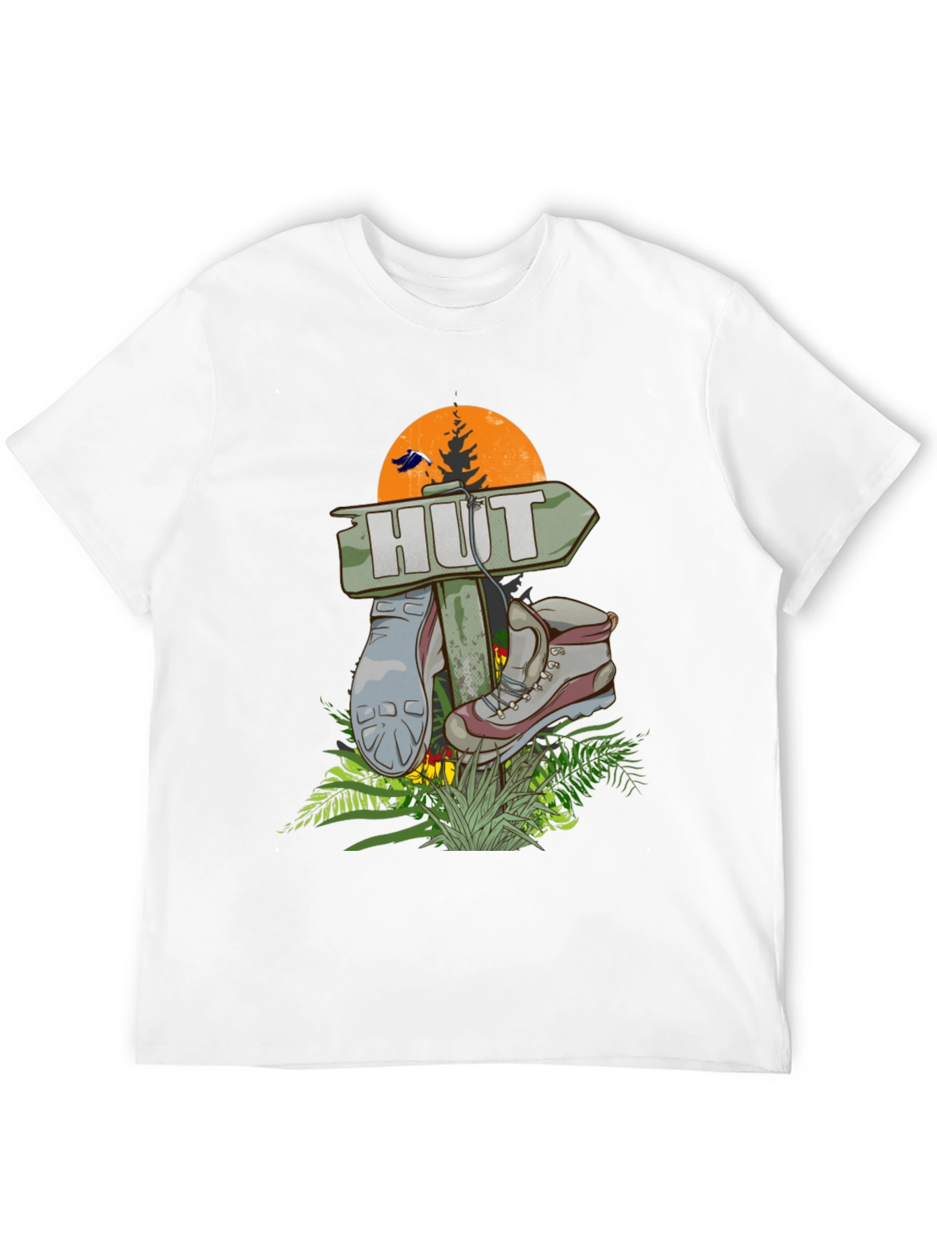Hut Graphic Tee: Adventure Awaits!