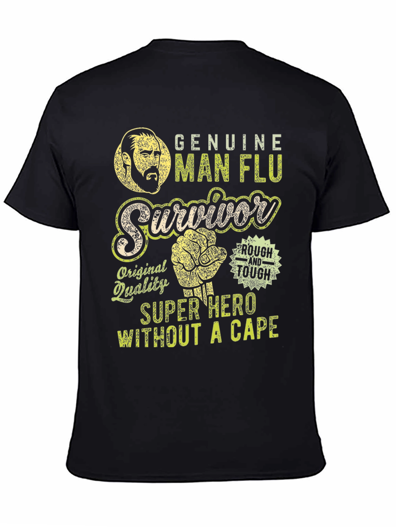 Genuine Man Flu Survivor Graphic Tee
