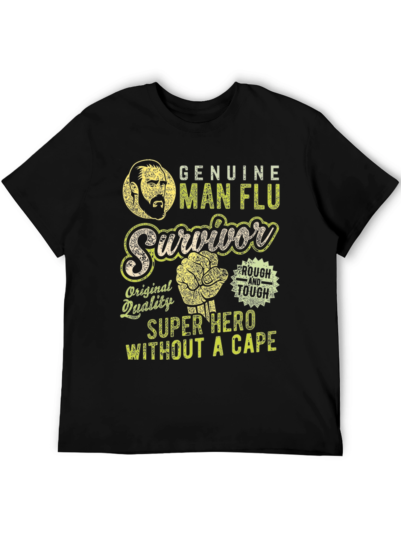 Genuine Man Flu Survivor Graphic Tee