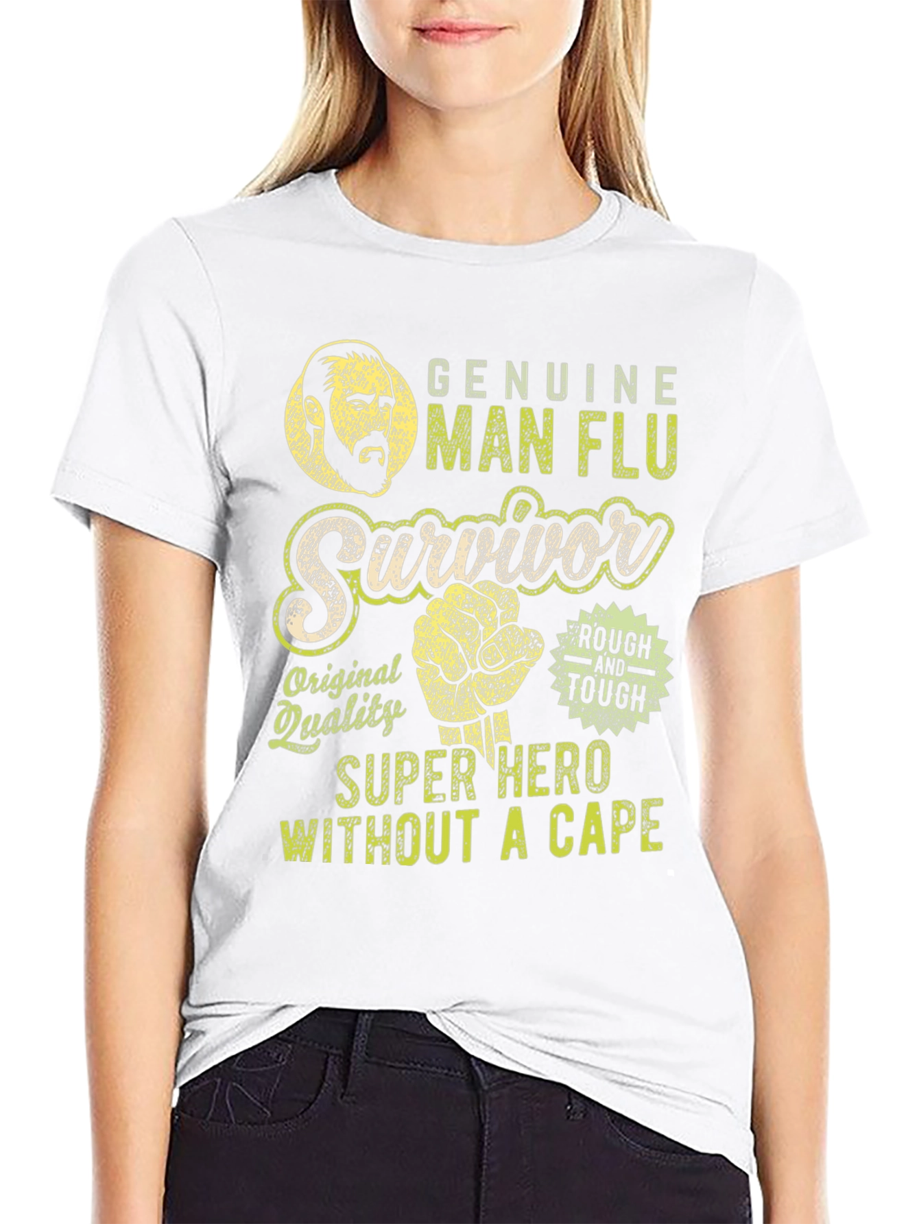 Genuine Man Flu Survivor Graphic Tee
