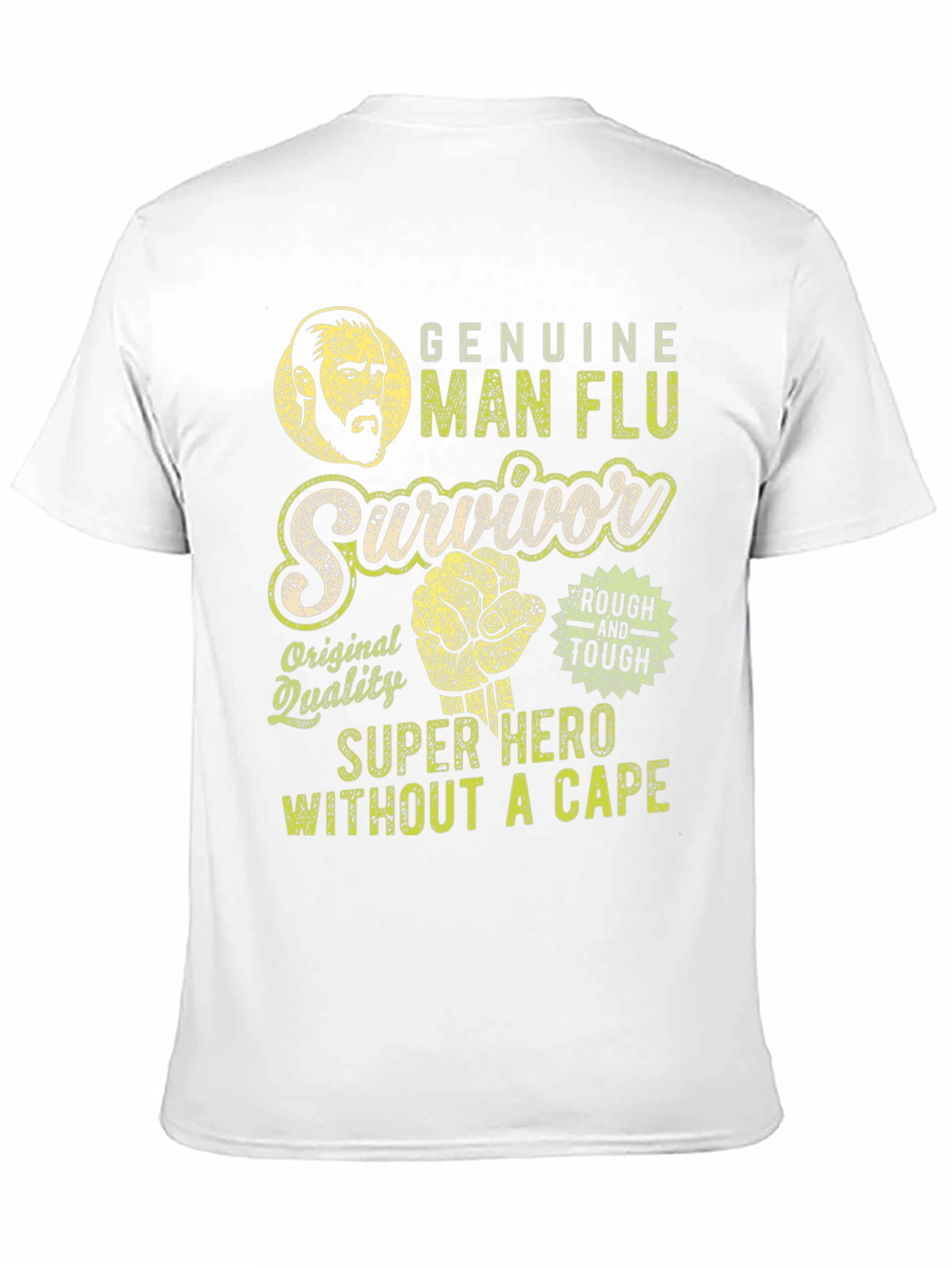 Genuine Man Flu Survivor Graphic Tee