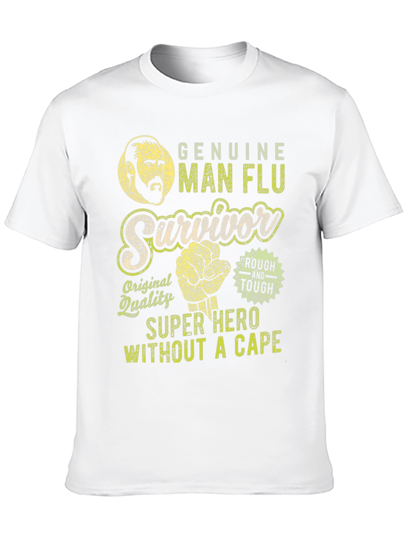 Genuine Man Flu Survivor Graphic Tee