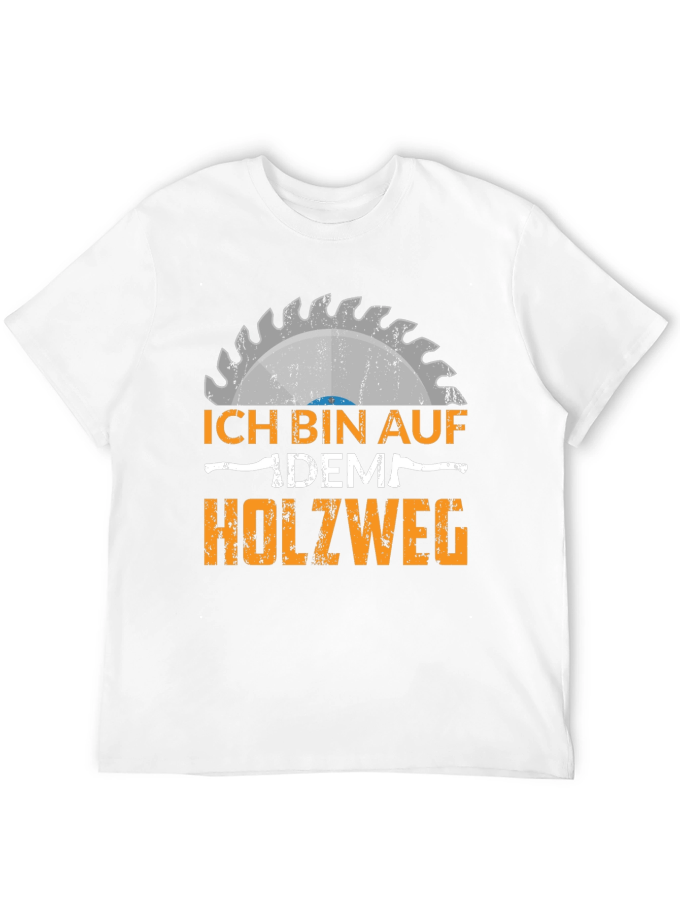 Ich Bin Auf Dem Holzweg Black T-Shirt