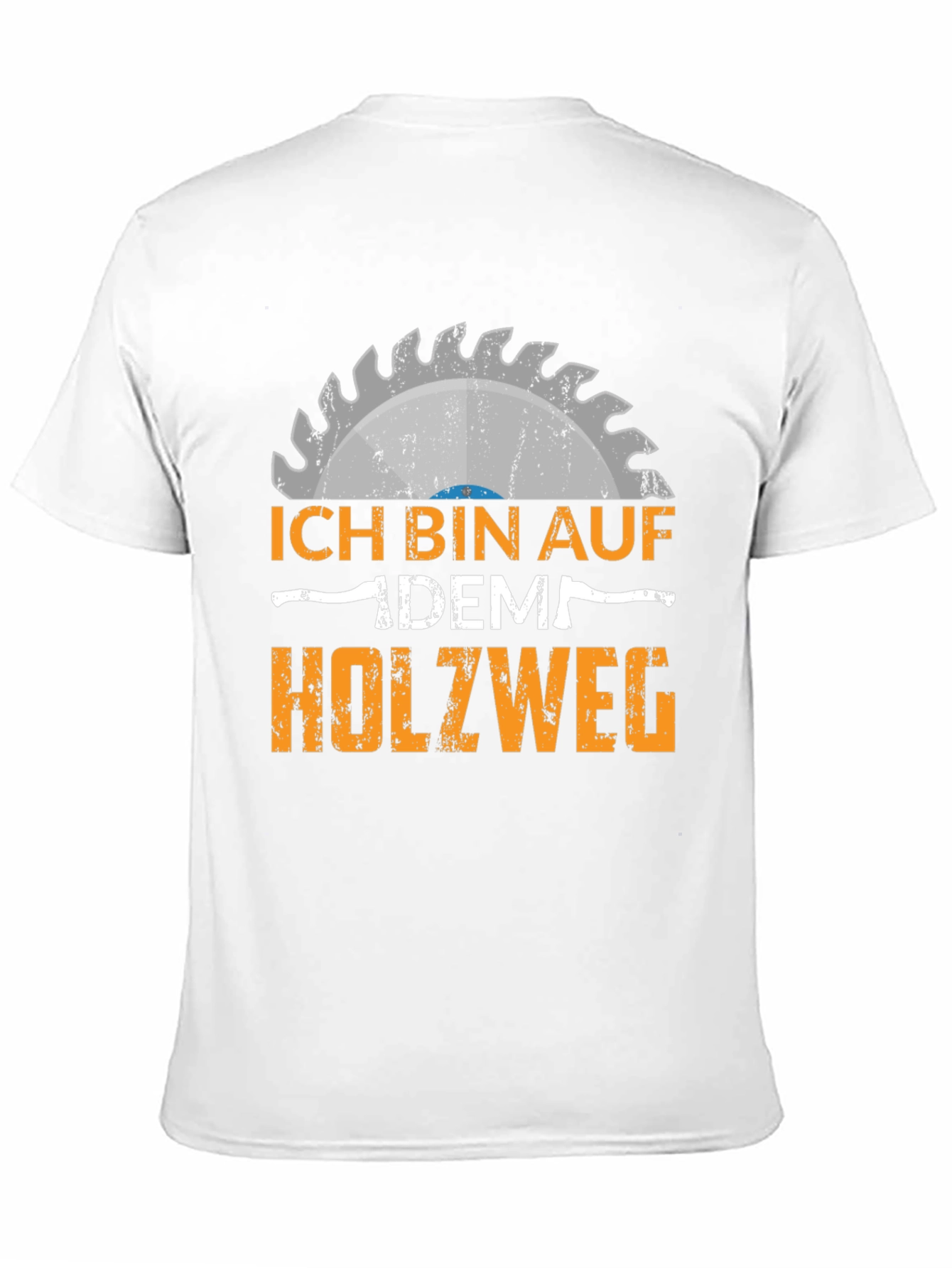 Ich Bin Auf Dem Holzweg Black T-Shirt