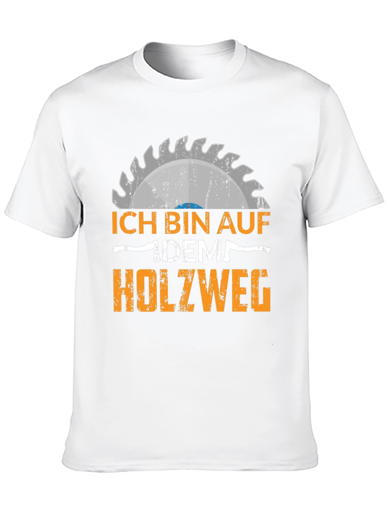 Ich Bin Auf Dem Holzweg Black T-Shirt