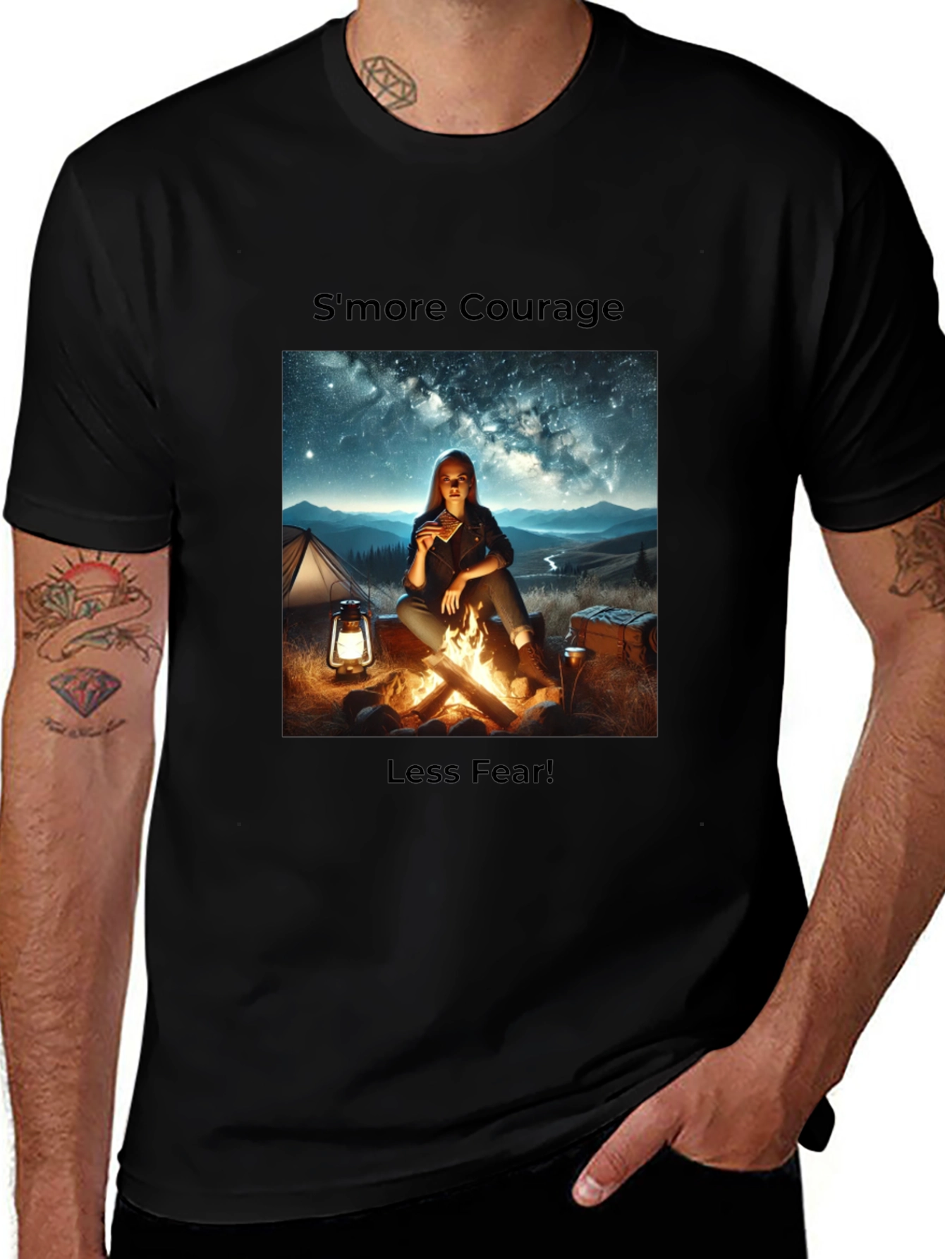 Smore Courage Graphic Tee - Camping Comfort