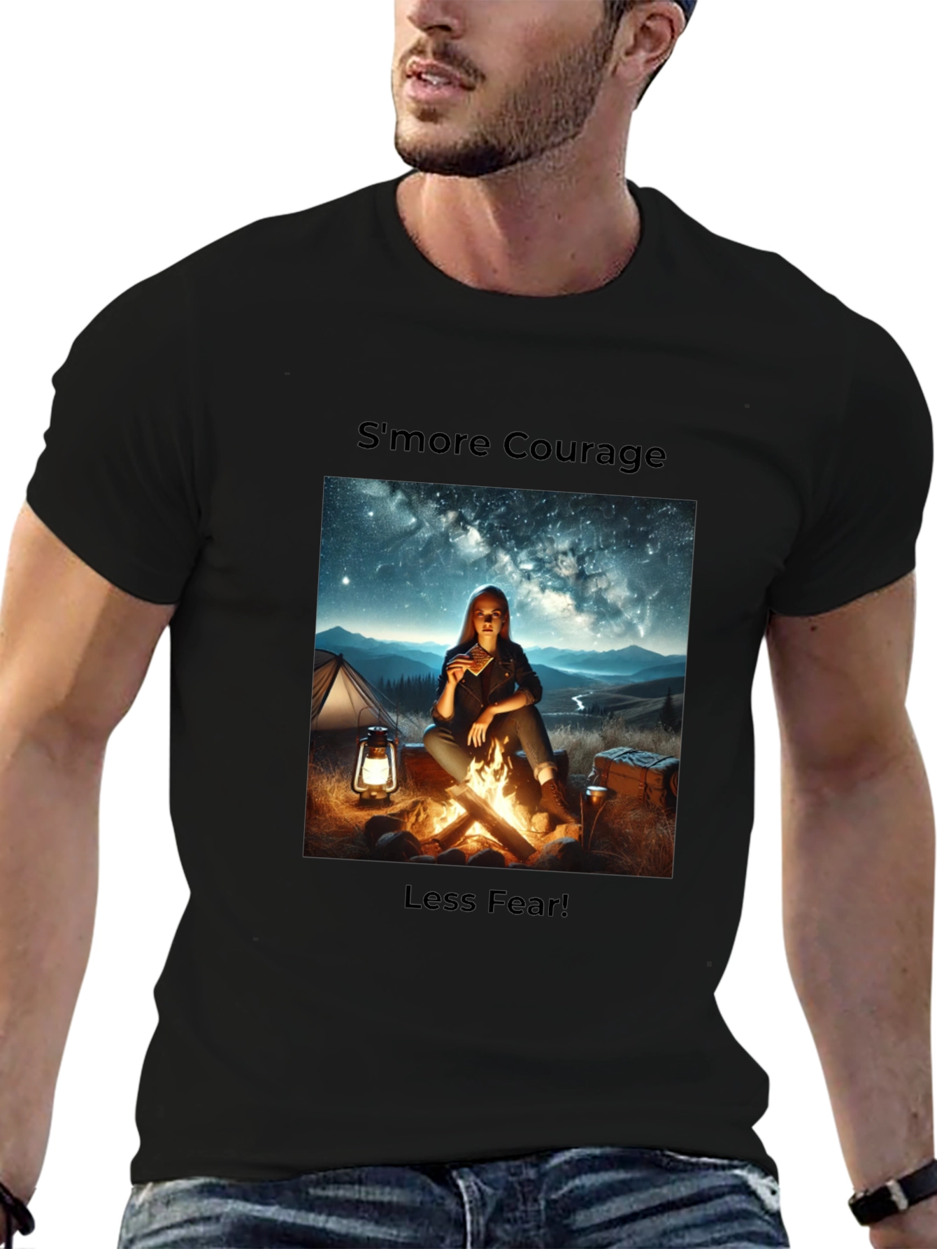 Smore Courage Graphic Tee - Camping Comfort