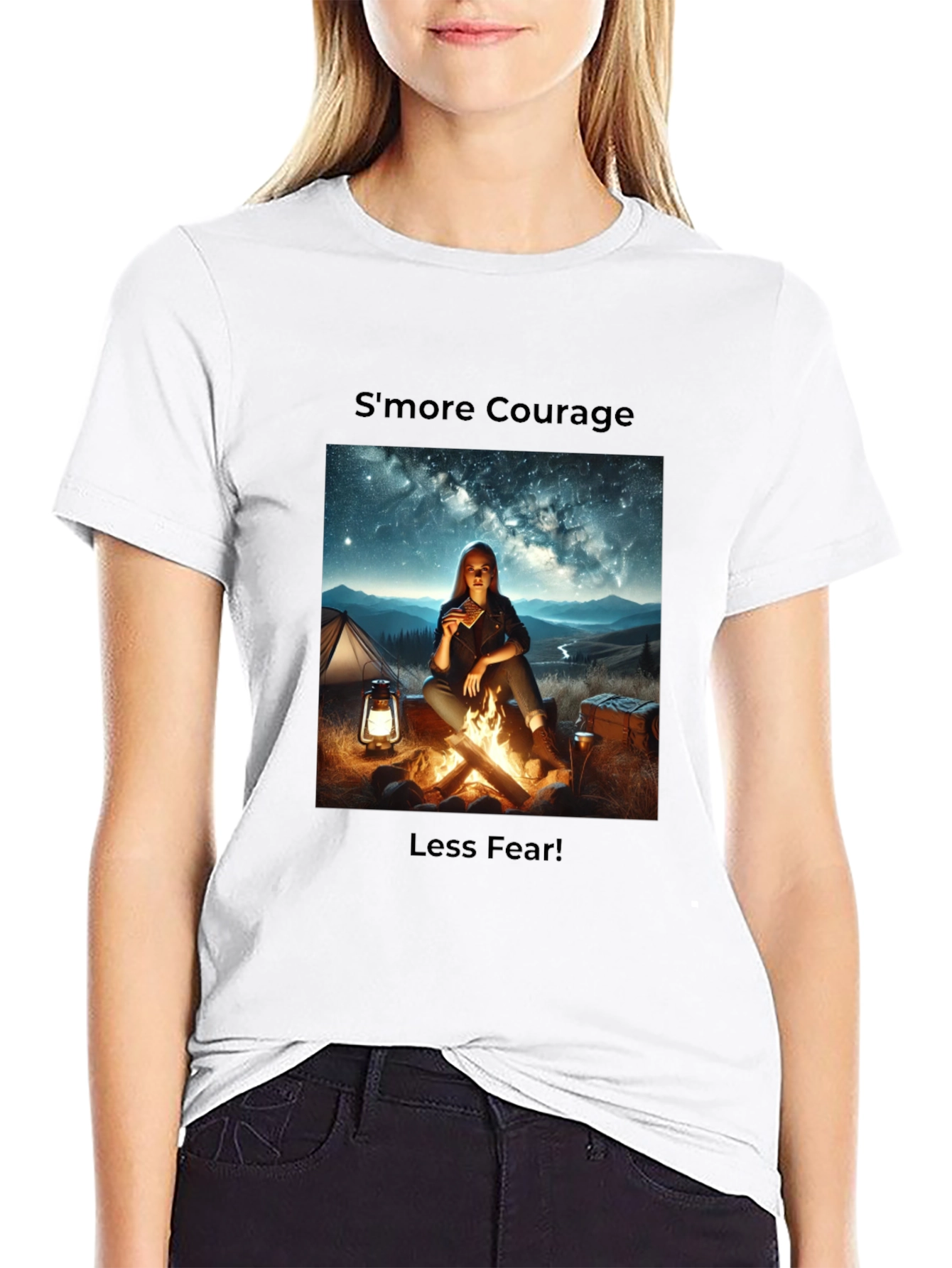 Smore Courage Graphic Tee - Camping Comfort
