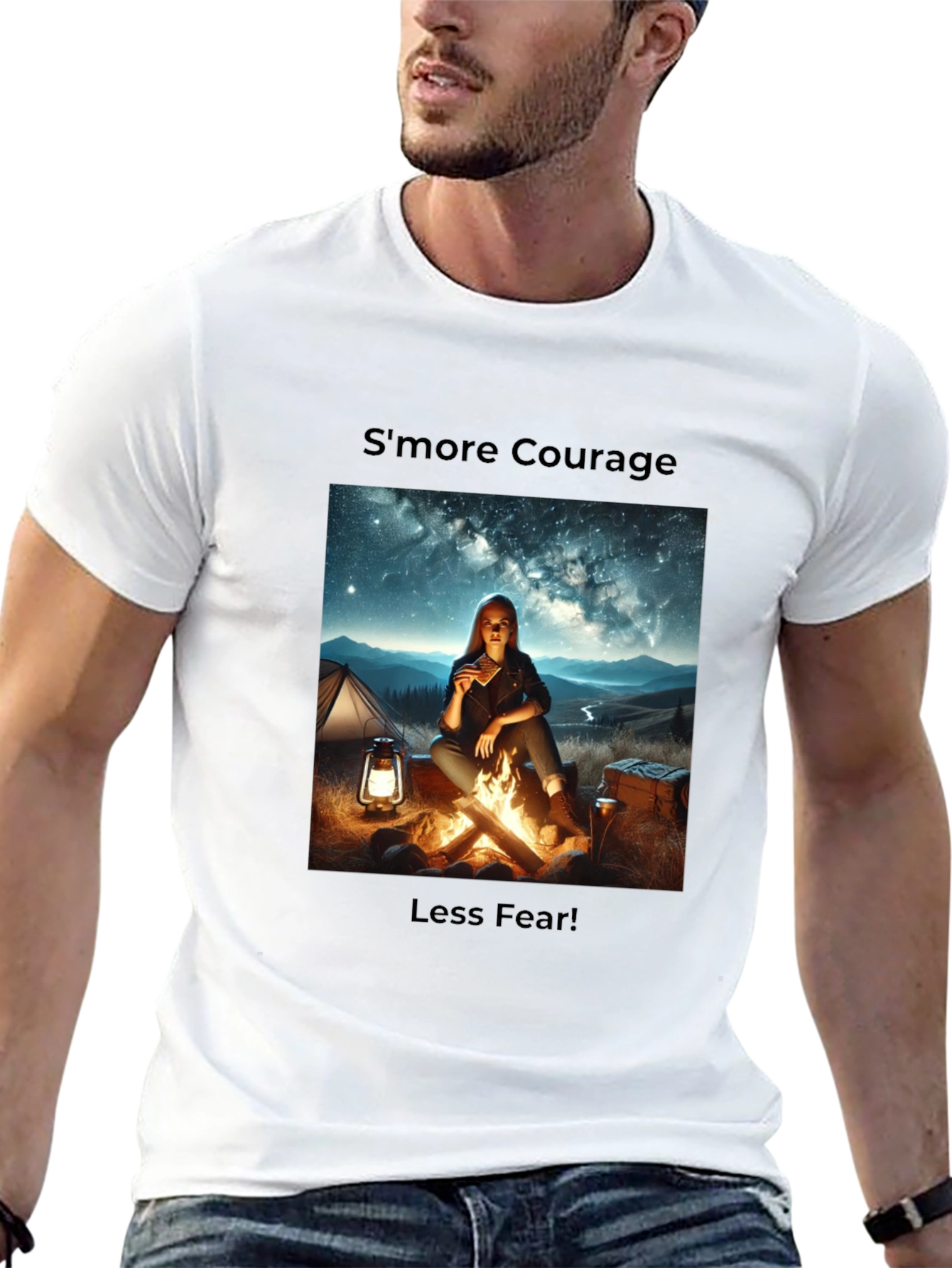 Smore Courage Graphic Tee - Camping Comfort