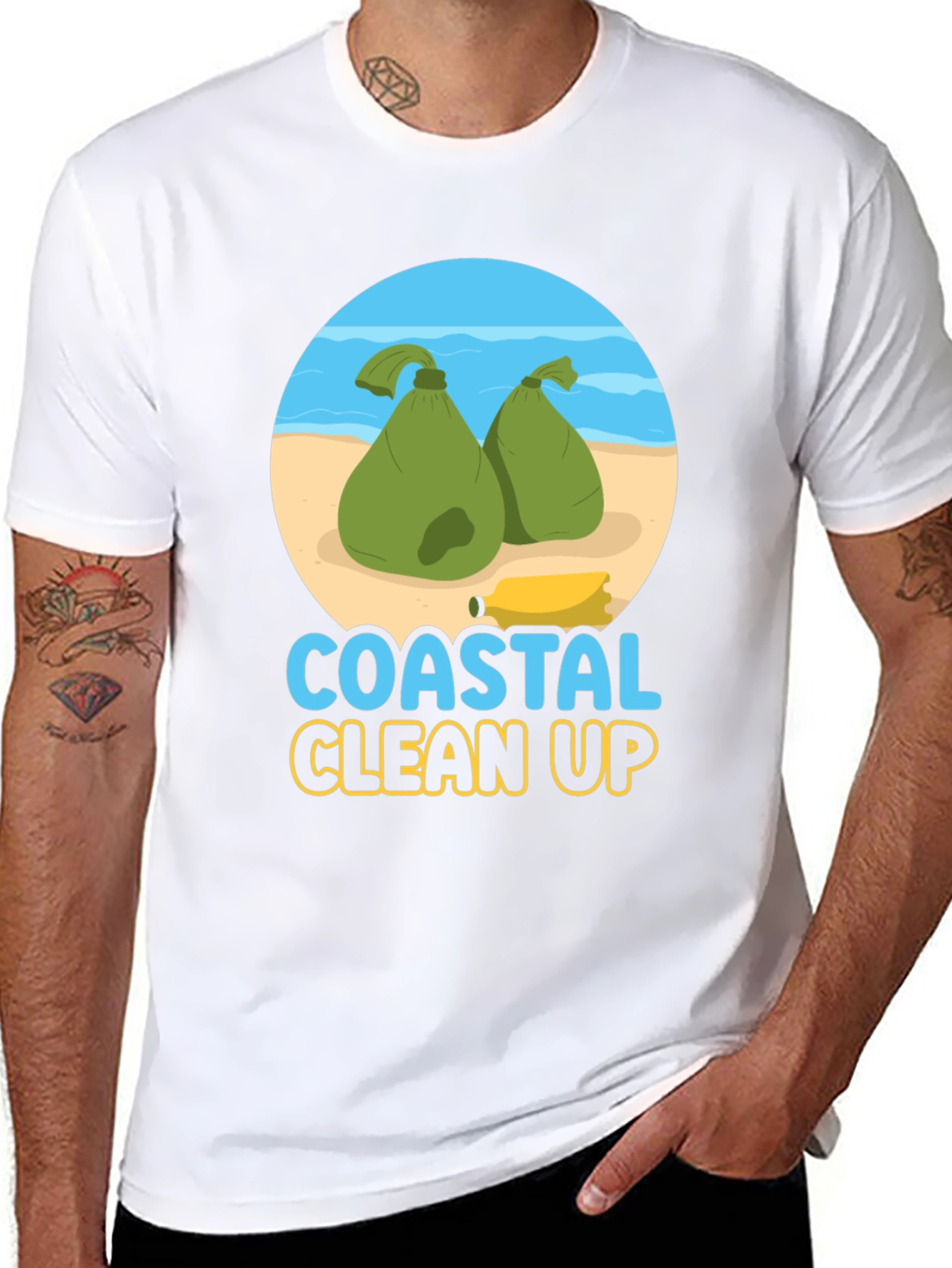 Coastal Clean Up Graphic Tee - Beach Lover