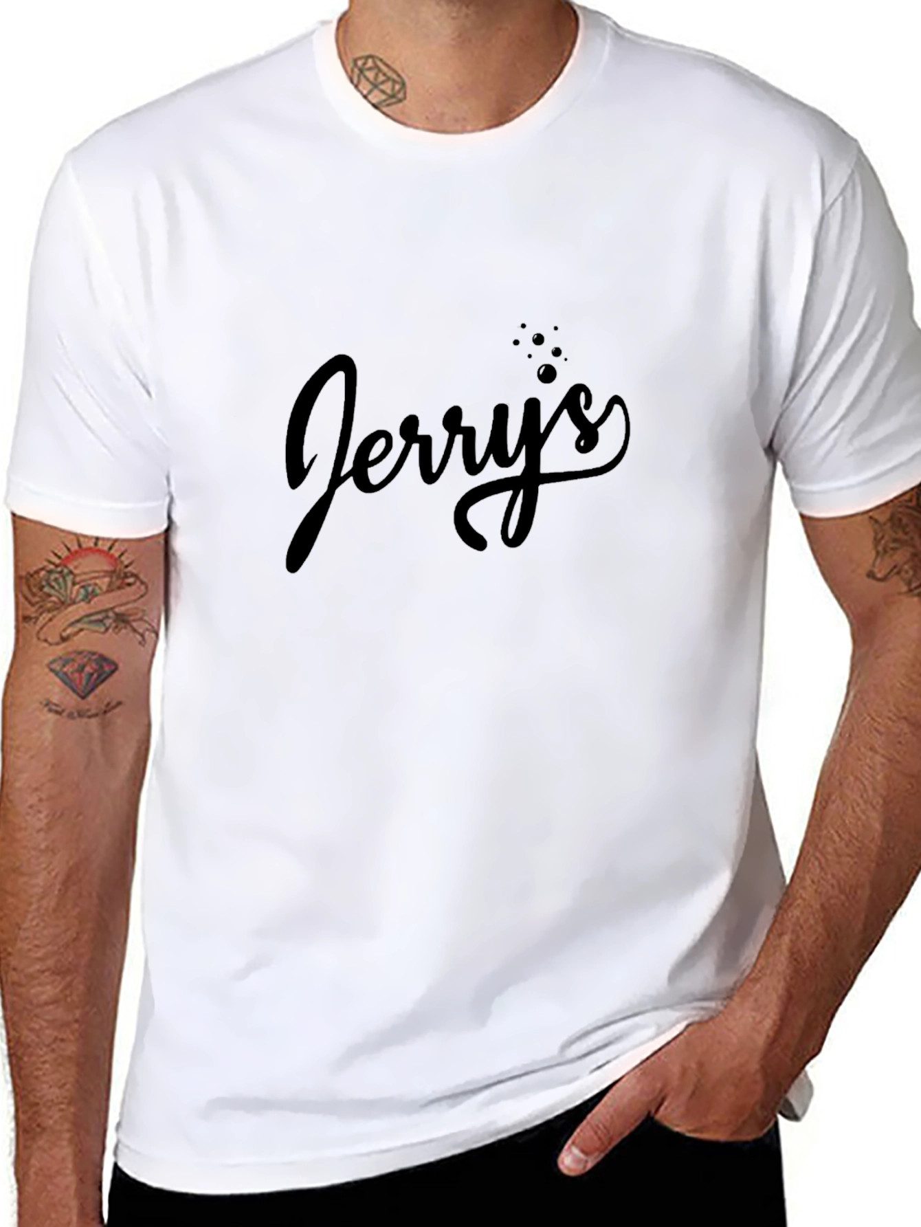 Jerrys Black Graphic Tee