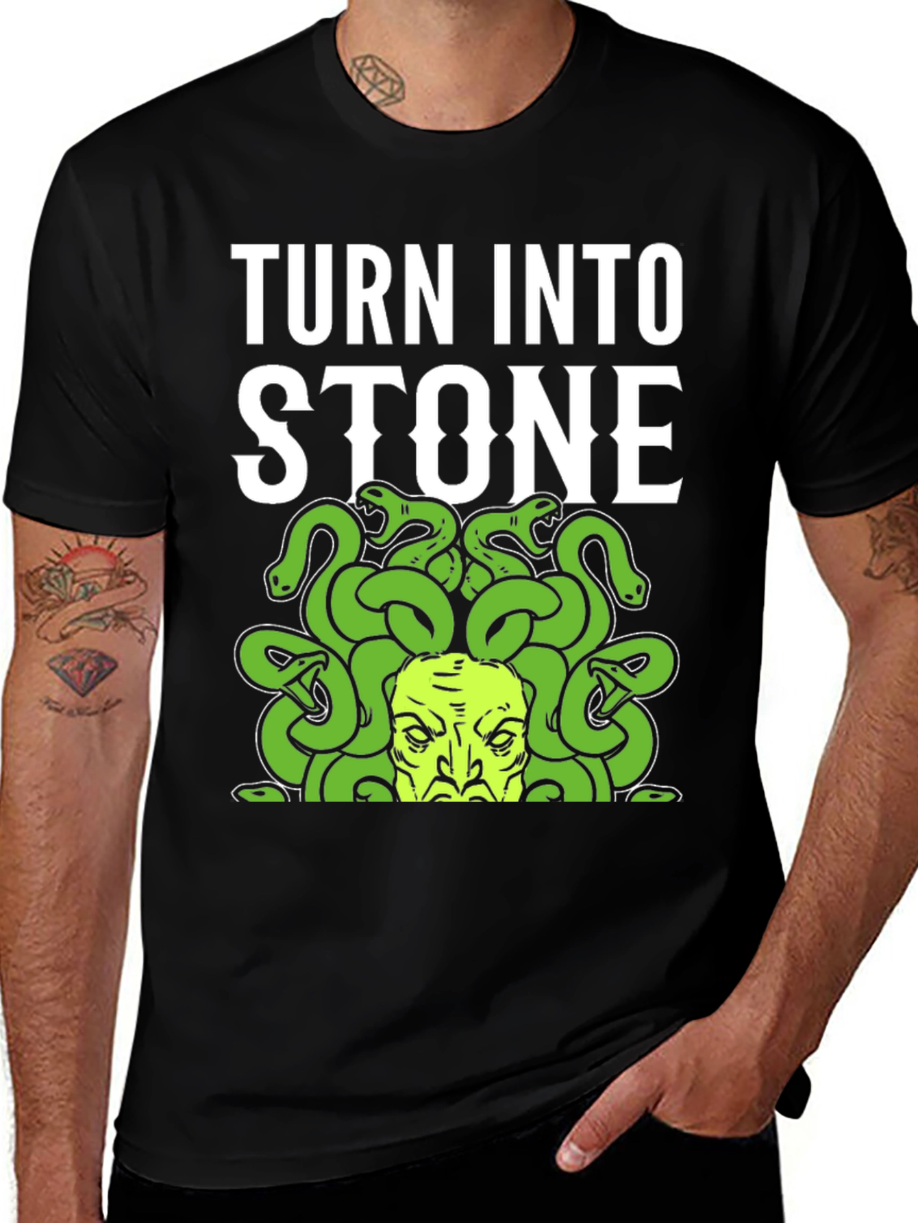 Turn Into Stone Medusa T-Shirt