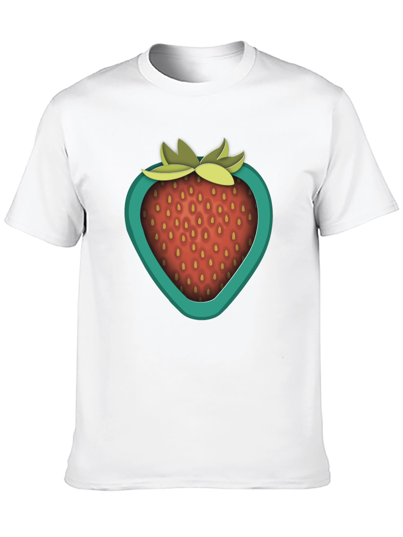Strawberry Graphic Tee - Trendy Casual Wear