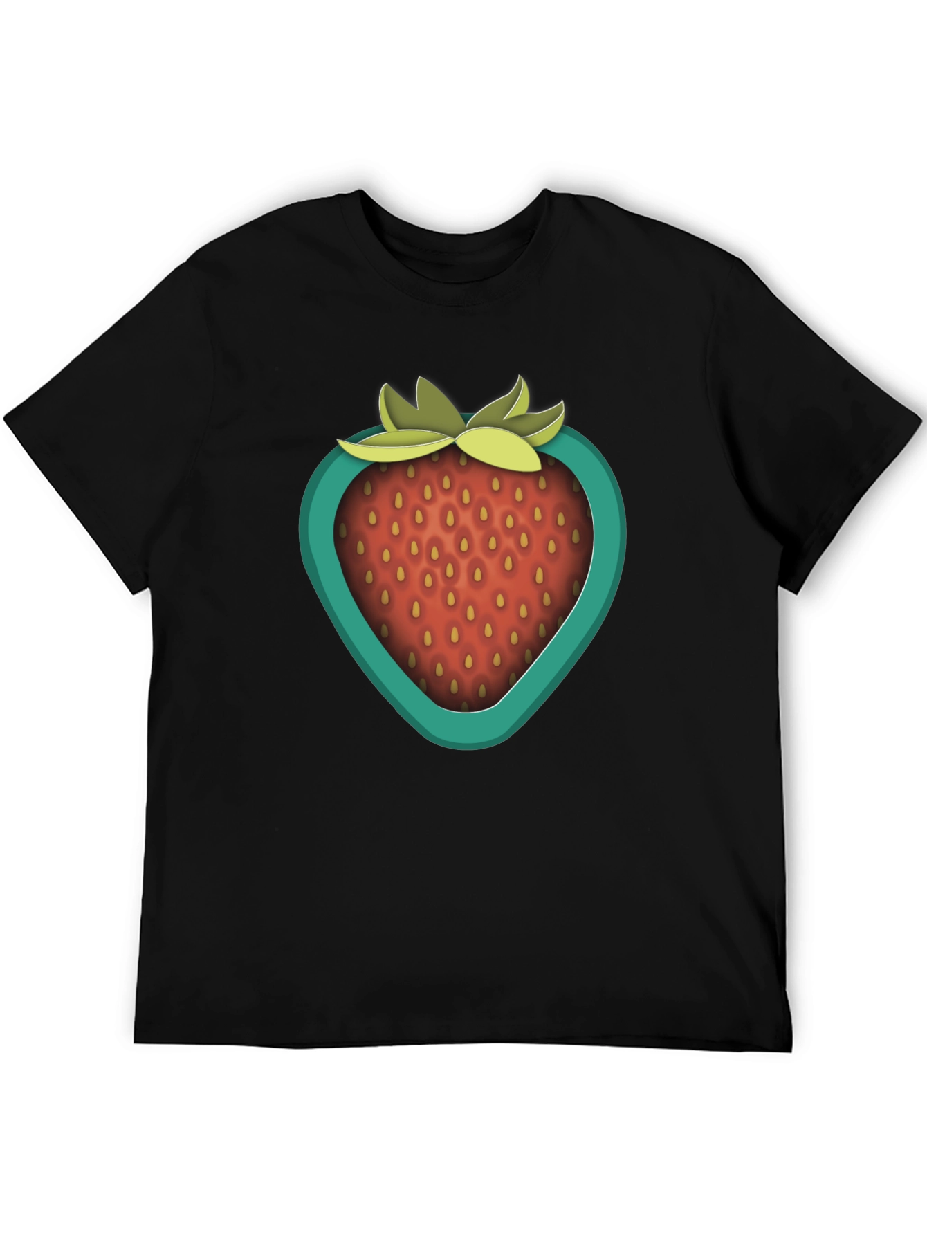 Strawberry Graphic Tee - Trendy Casual Wear