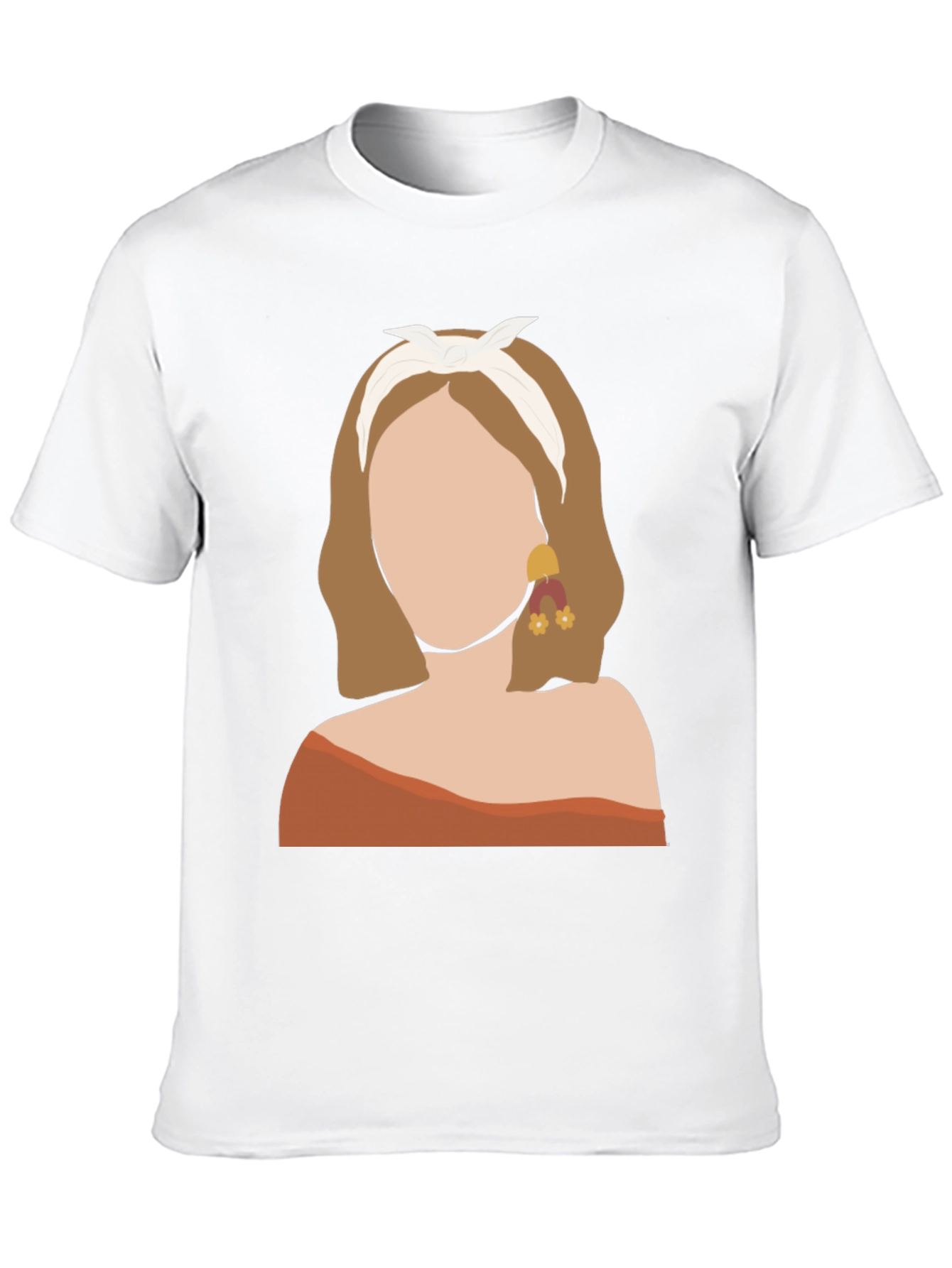 Abstract Woman Graphic Tee