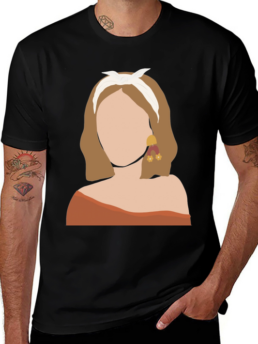 Abstract Woman Graphic Tee