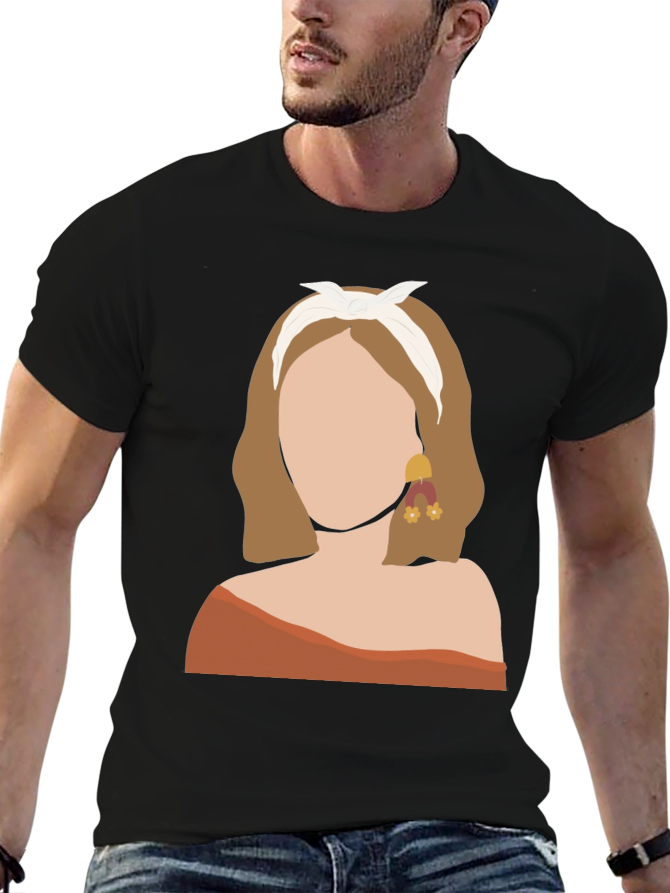 Abstract Woman Graphic Tee