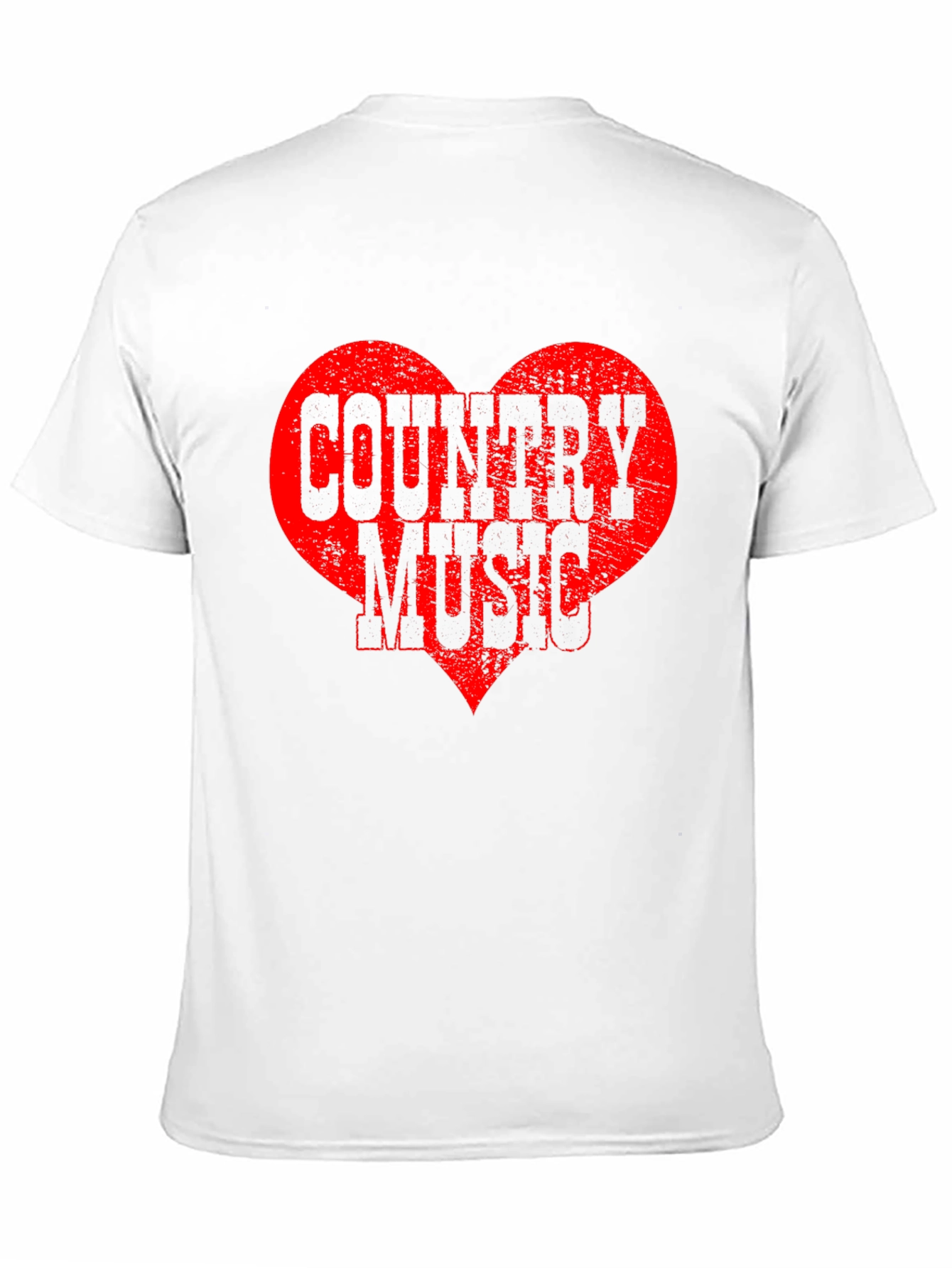Country Music Heart Graphic T-Shirt