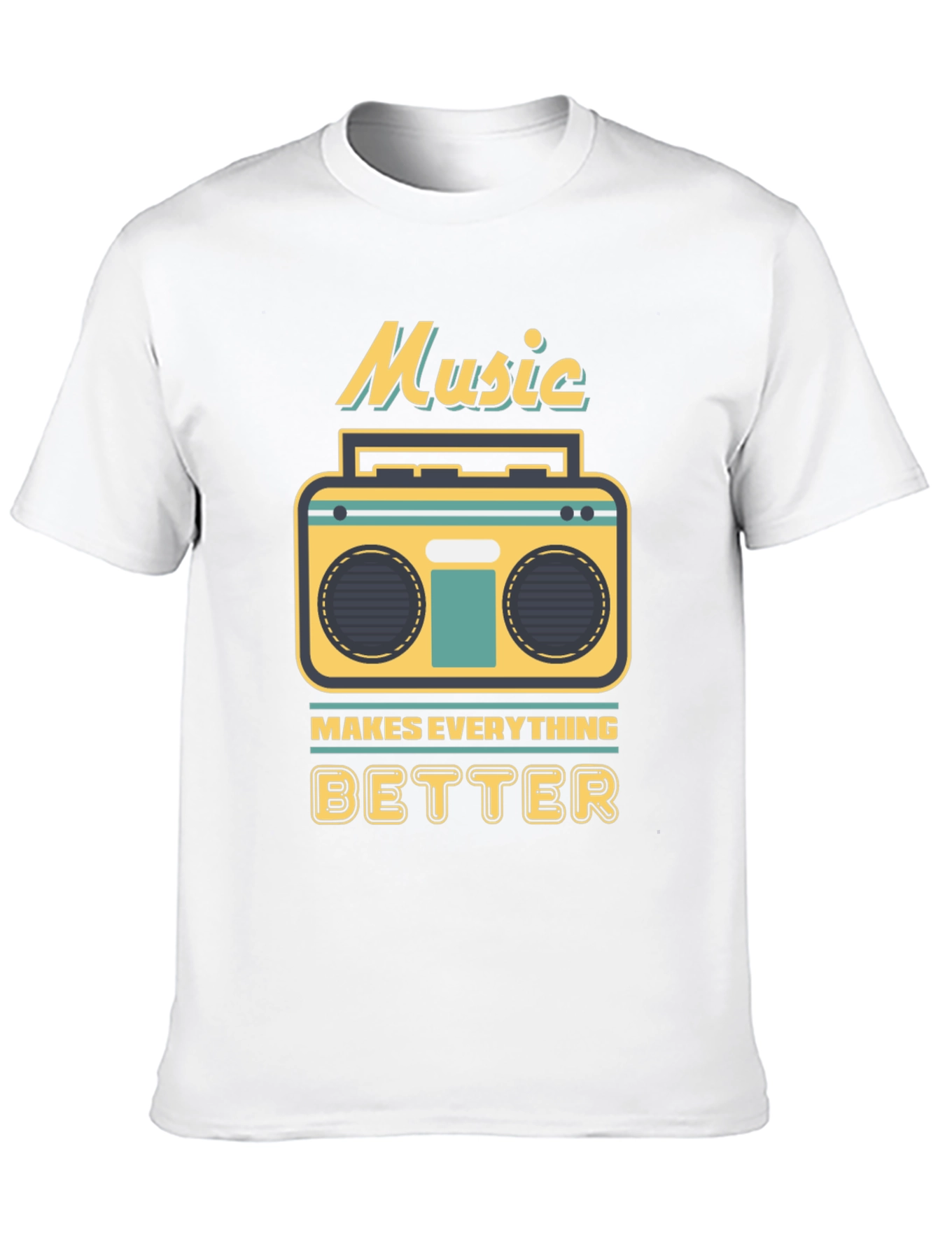 Music Makes Everything Better Graphic T-Shirt