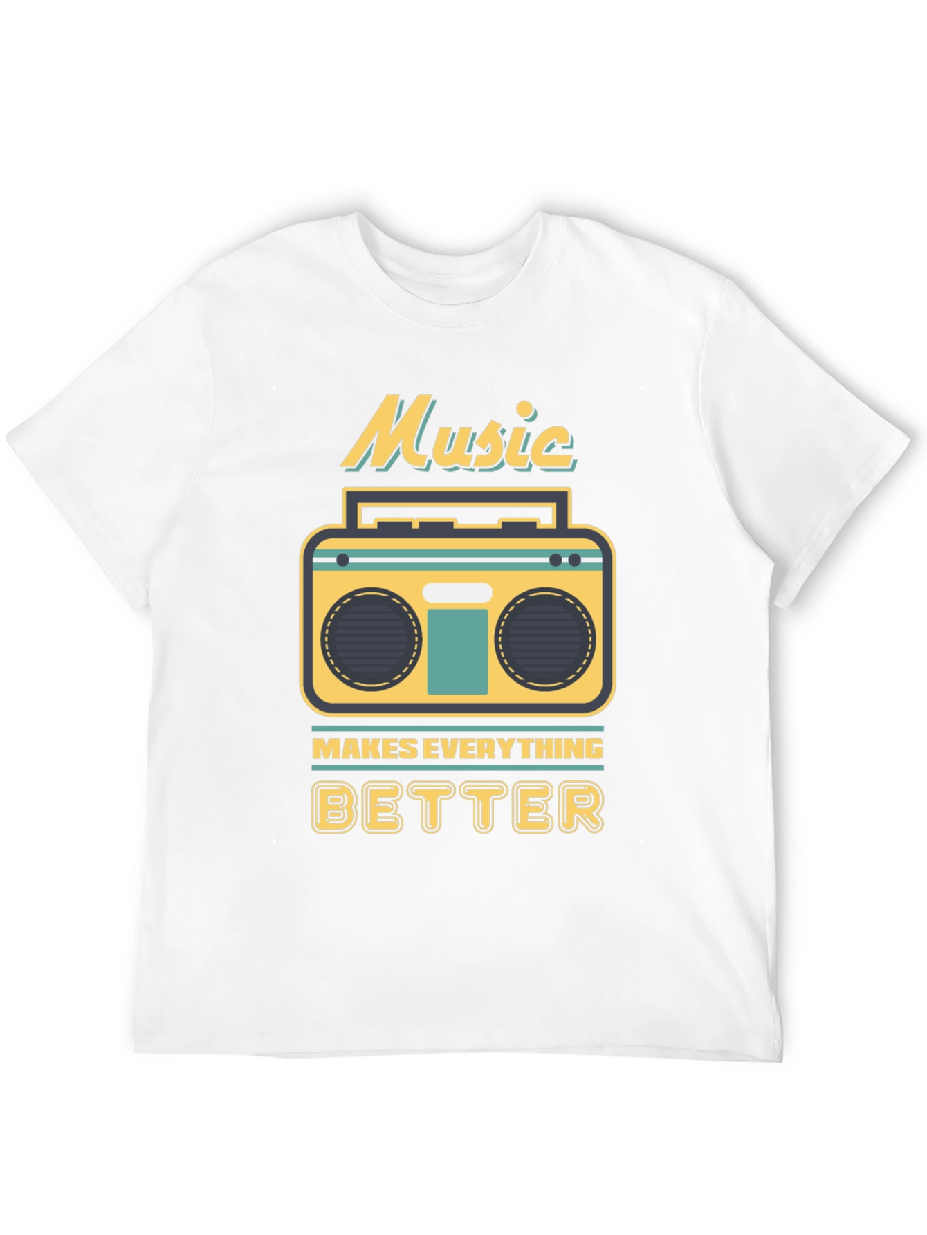 Music Makes Everything Better Graphic T-Shirt